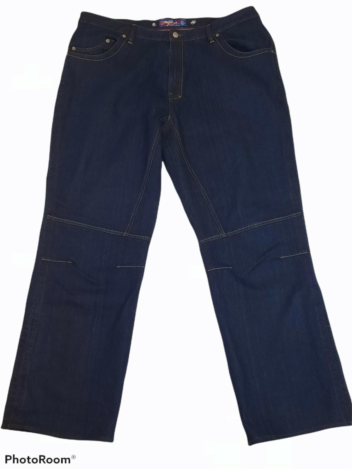 Other Miskeen Baggy 44X33 Selvedge Leather Trim Skater Jeans NWOT Size US 44 / EU 60 - 7 Thumbnail