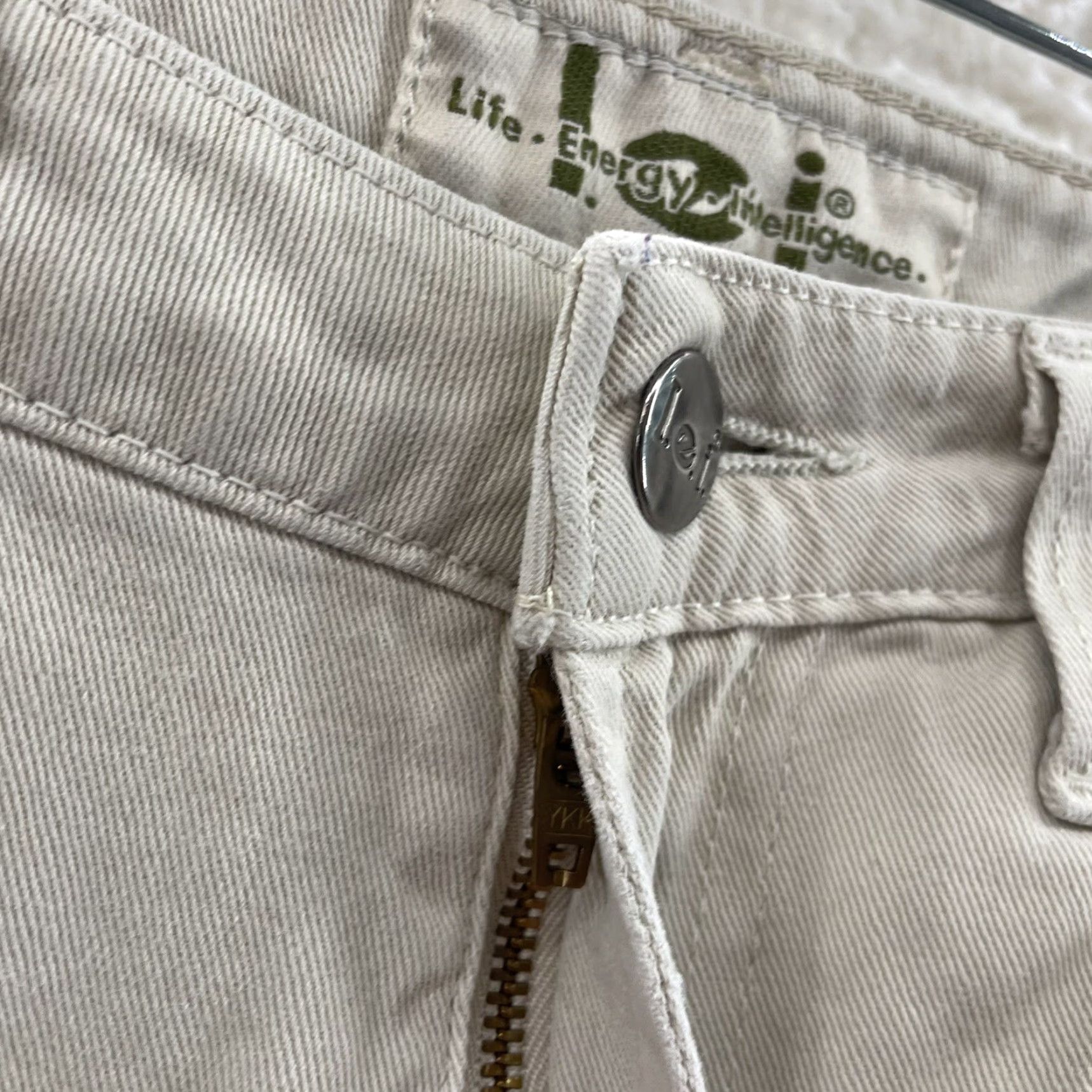 Vintage Y2K Vintage Lei Pants Jeans 12 Beiac Khaki Tan Beige Mid Rise Bootcut Flare Jeans Pant Size 34" / US 12 / IT 48 - 4 Thumbnail