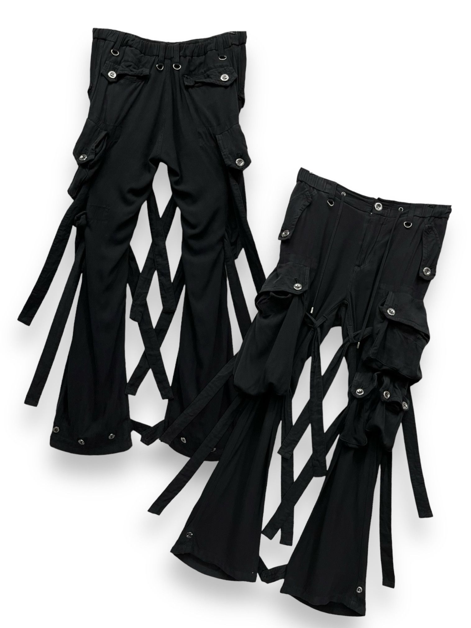 image of Avant Garde x Buffalo Bobs Buffalobobs Soft Rayon Multibondage Seditionaries Cargo in Black, Women'