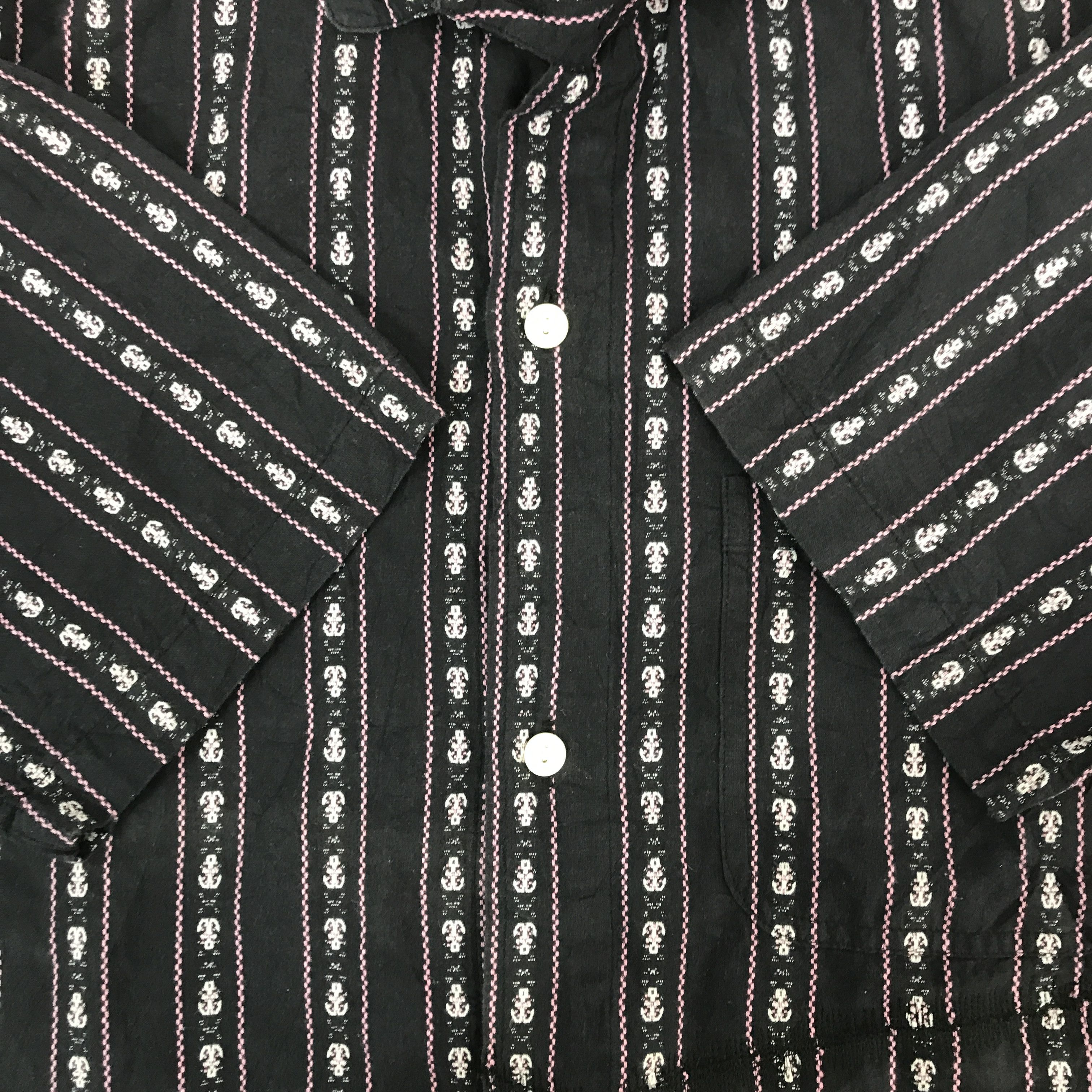 Japanese Brand × Sugar Cane × Vintage Vintage Sugar Cane Striped Navajo Button up Shirt Size US M / EU 48-50 / 2 - 5 Thumbnail