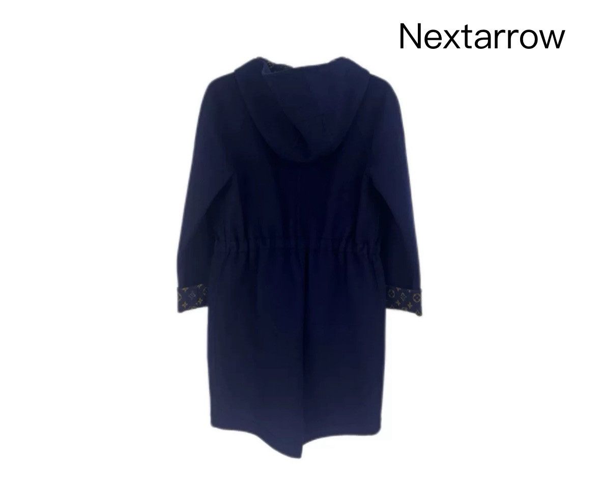 Louis Vuitton Louis Vuitton Blue leather label wool hooded coat Size US S / EU 44-46 / 1 - 2 Thumbnail