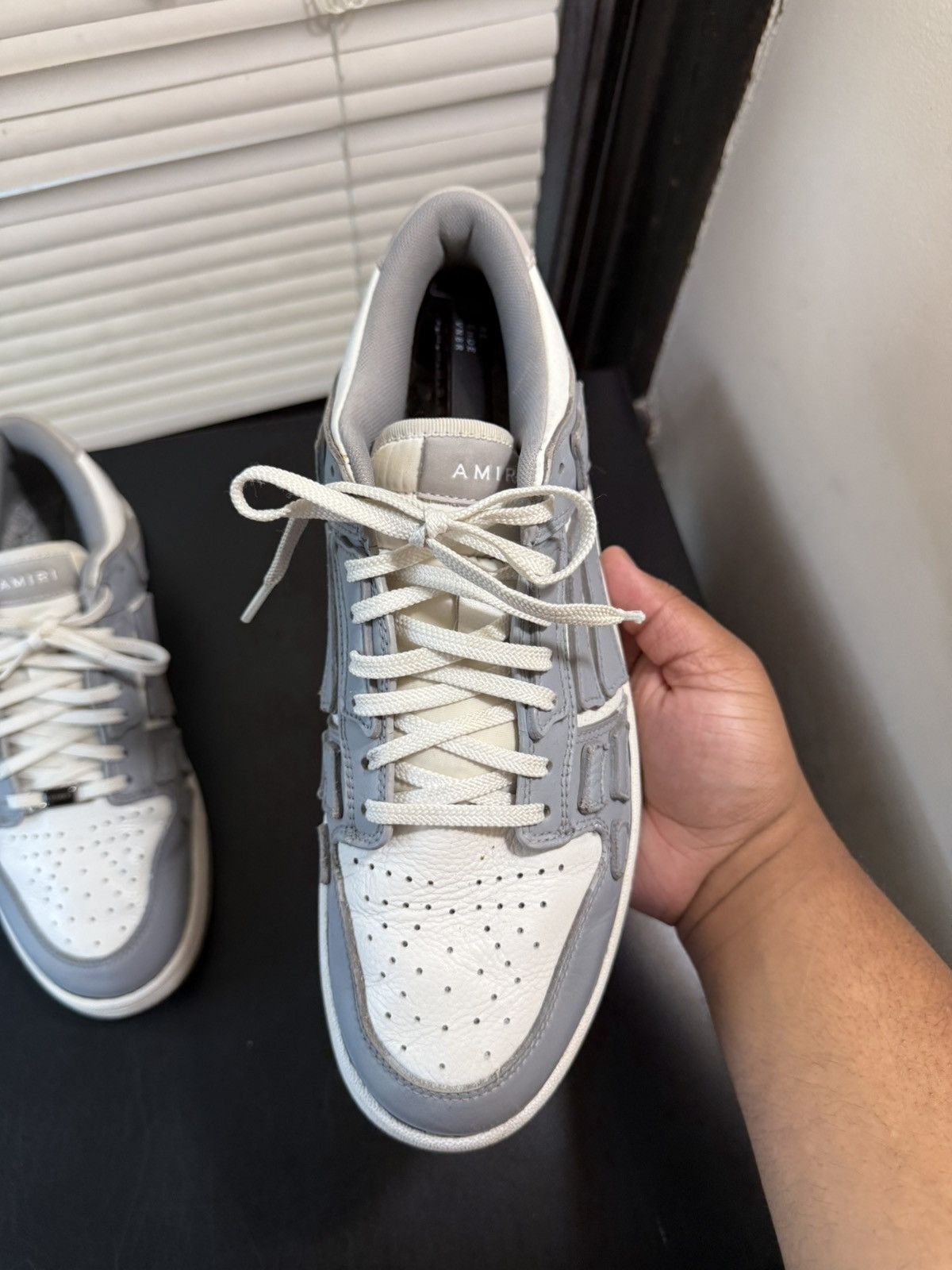 Amiri Amiri Skeleton Low Size 11 Grey Size US 11 / EU 44 - 6 Thumbnail