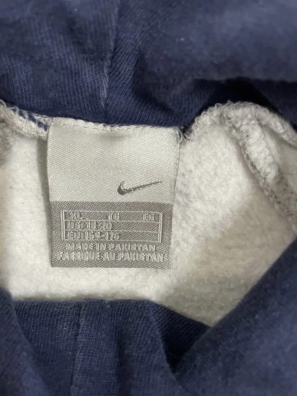 Nike Y2K Nike Just Do It Hoodie Grey Men's Hooded Sweatshirt Size US XL / EU 56 / 4 - 2 Thumbnail