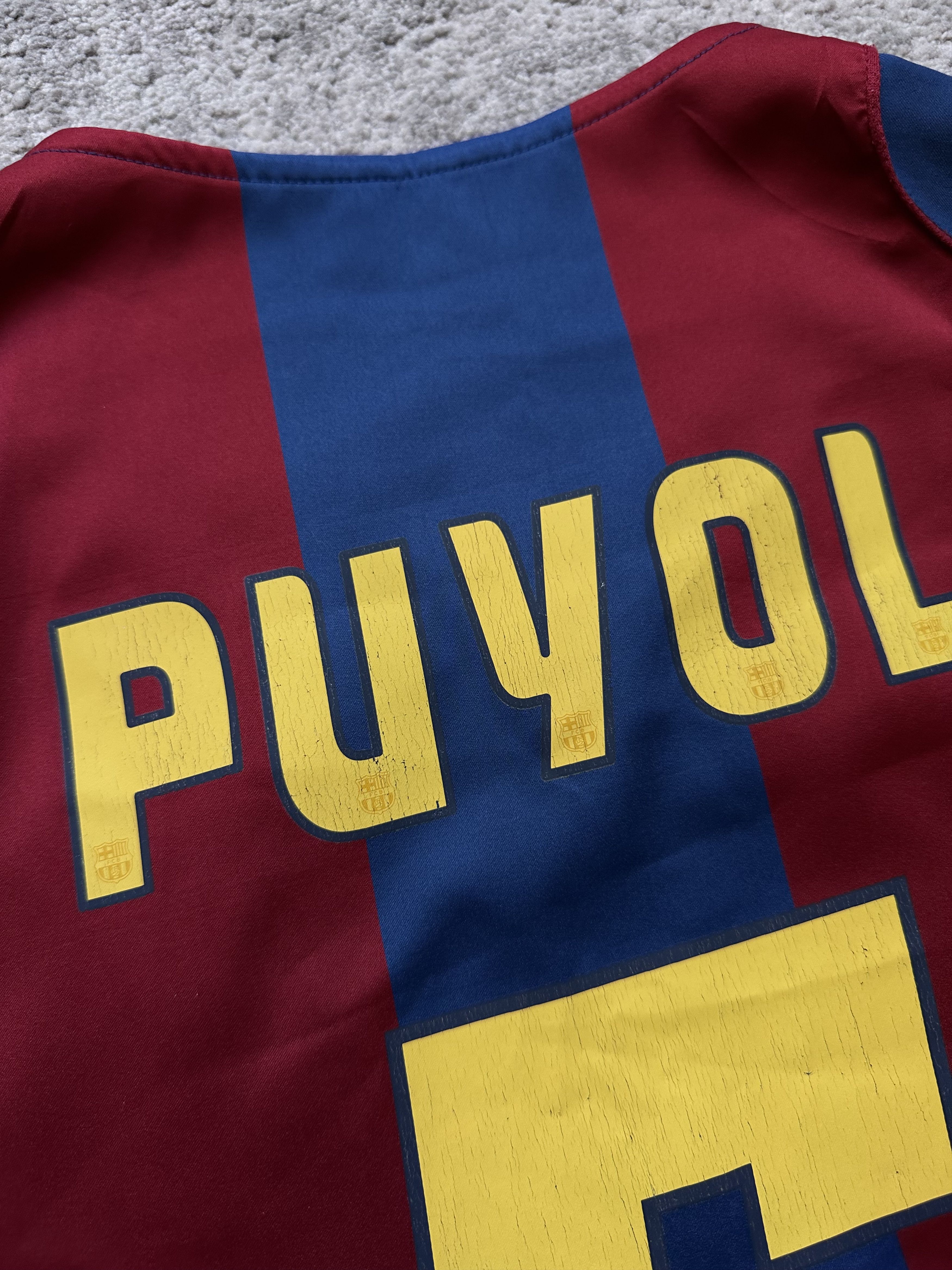 Nike FC Barcelona Home Jersey Nike Puyol Size US L / EU 52-54 / 3 - 17 Thumbnail