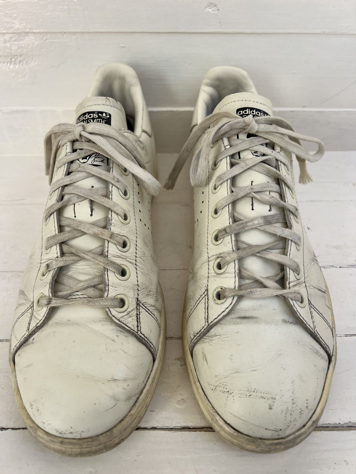 Adidas × Raf Simons Adidas x Raf Simons Stan Smith OG Pure White Size US 10 / EU 43 - 2 Thumbnail