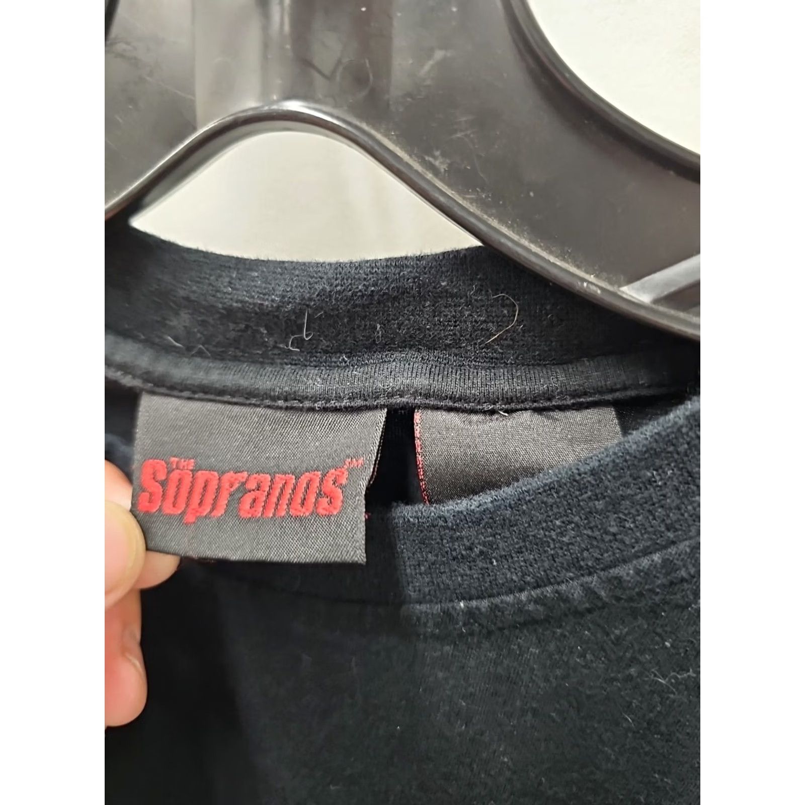 Vintage Vtg The Sopranos L/xl Black T Shirt HBO TV Show Promo Tony T-Shirt 2000-2004 Size US L / EU 52-54 / 3 - 2 Thumbnail