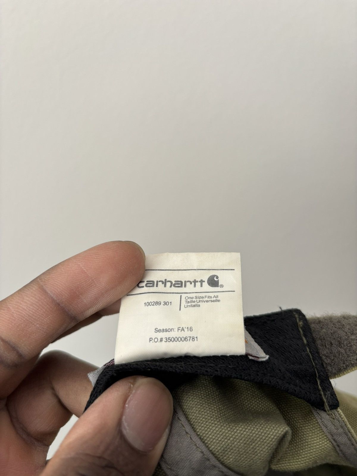 Carhartt Vintage Olive Carhartt Hat Size ONE SIZE - 4 Thumbnail