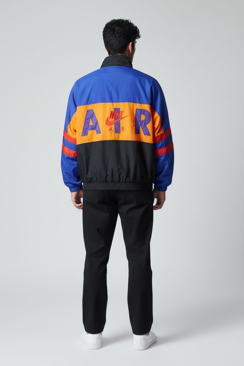 Nike Vintage Nike Air Jordan Colourful Rare Jacket Size US XL / EU 56 / 4 - 1 Thumbnail