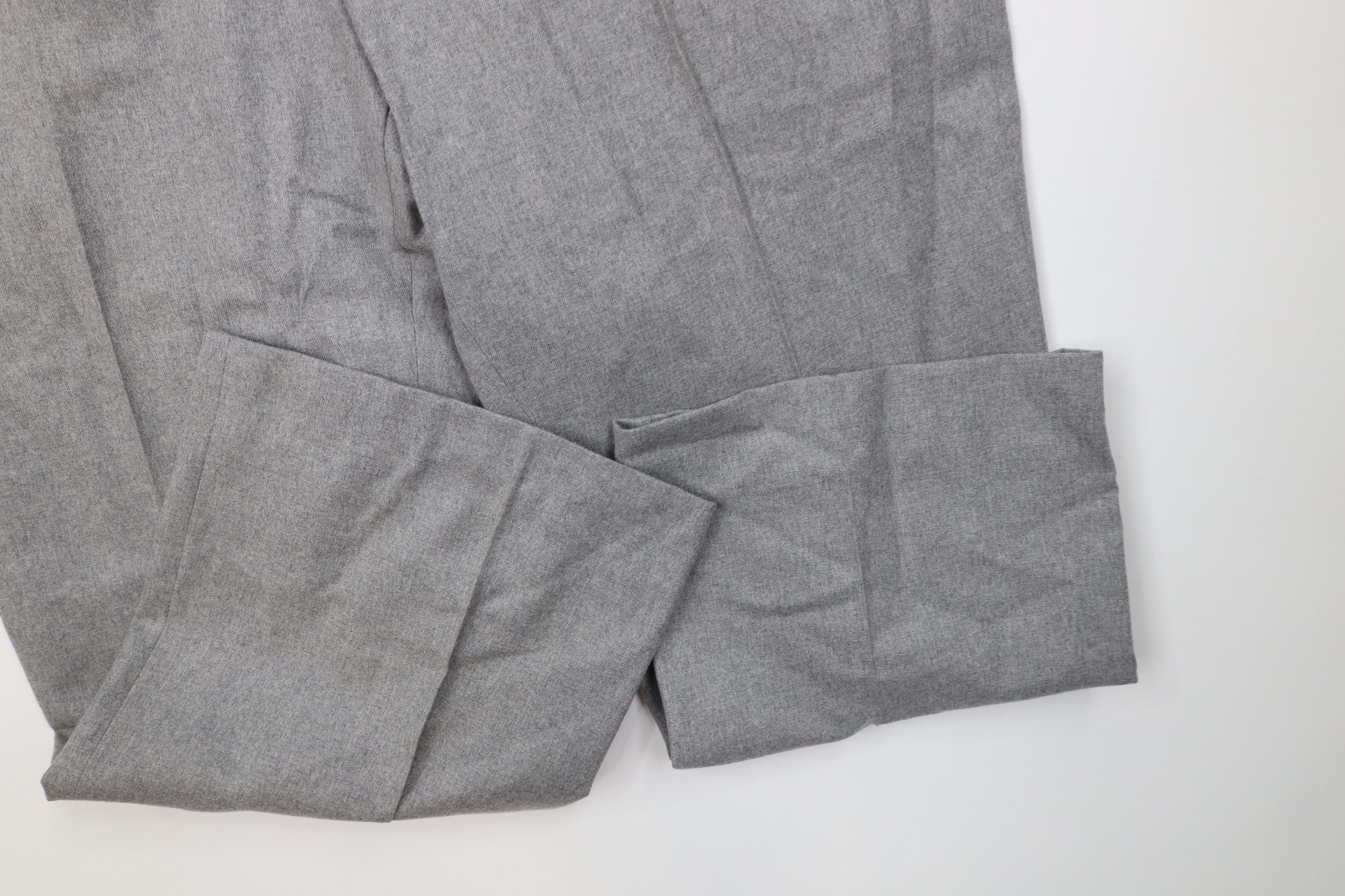 Vintage Vintage 70s Streetwear Back Wool Bell Bottoms Pants Gray USA Size US 36 / EU 52 - 5 Thumbnail