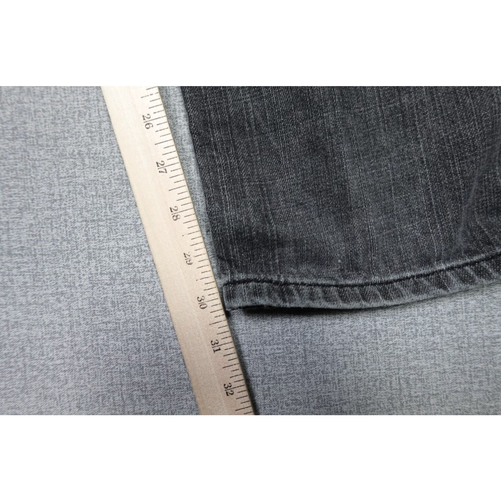 Levi's Levi's 505 Jeans Mens 36 Black Regular Straight Leg Dark Wash 5-Pocket Zipper Comfort Stretch Size US 36 / EU 52 - 7 Thumbnail