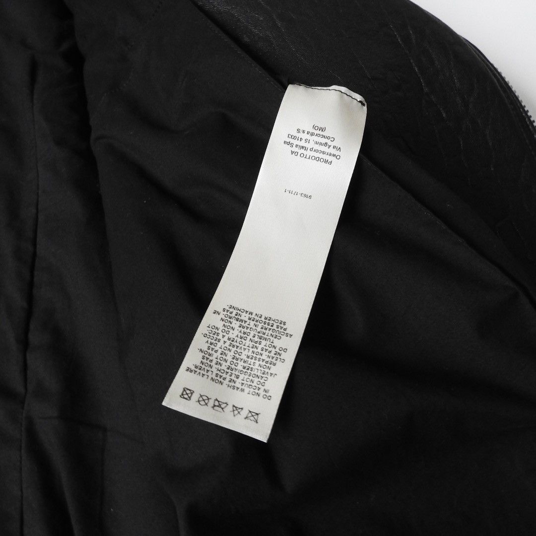 Rick Owens RICK OWENS Stooges Leather Biker Jacket 17AW Size US M / EU 48-50 / 2 - 11 Thumbnail