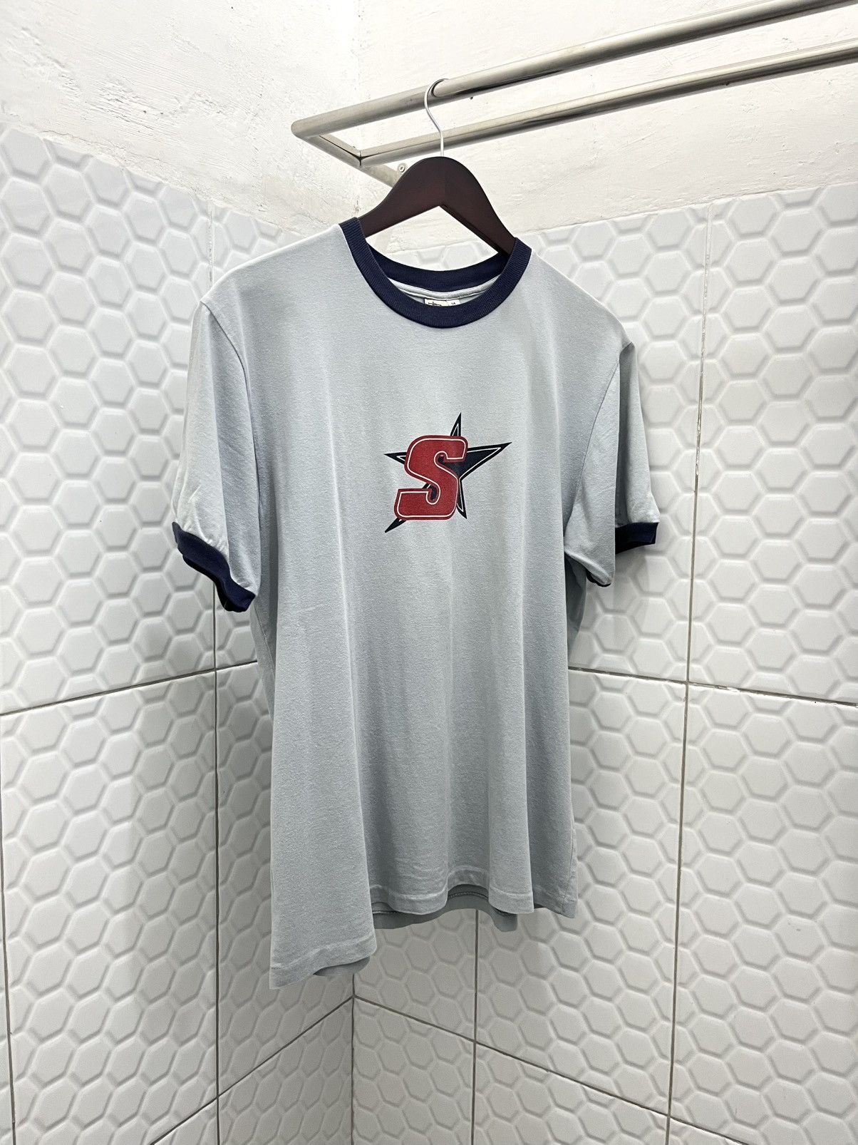 Stussy Vintage 90s Stussy Star Tee Size US M / EU 48-50 / 2 - 2 Thumbnail