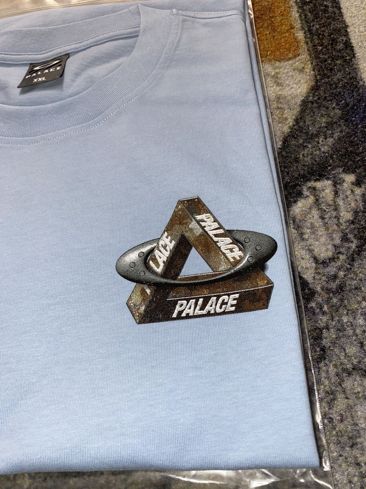 Oakley × Palace Palace x Oakley Tri Ferg T-Shirt Blue Size US L / EU 52-54 / 3 - 2 Thumbnail