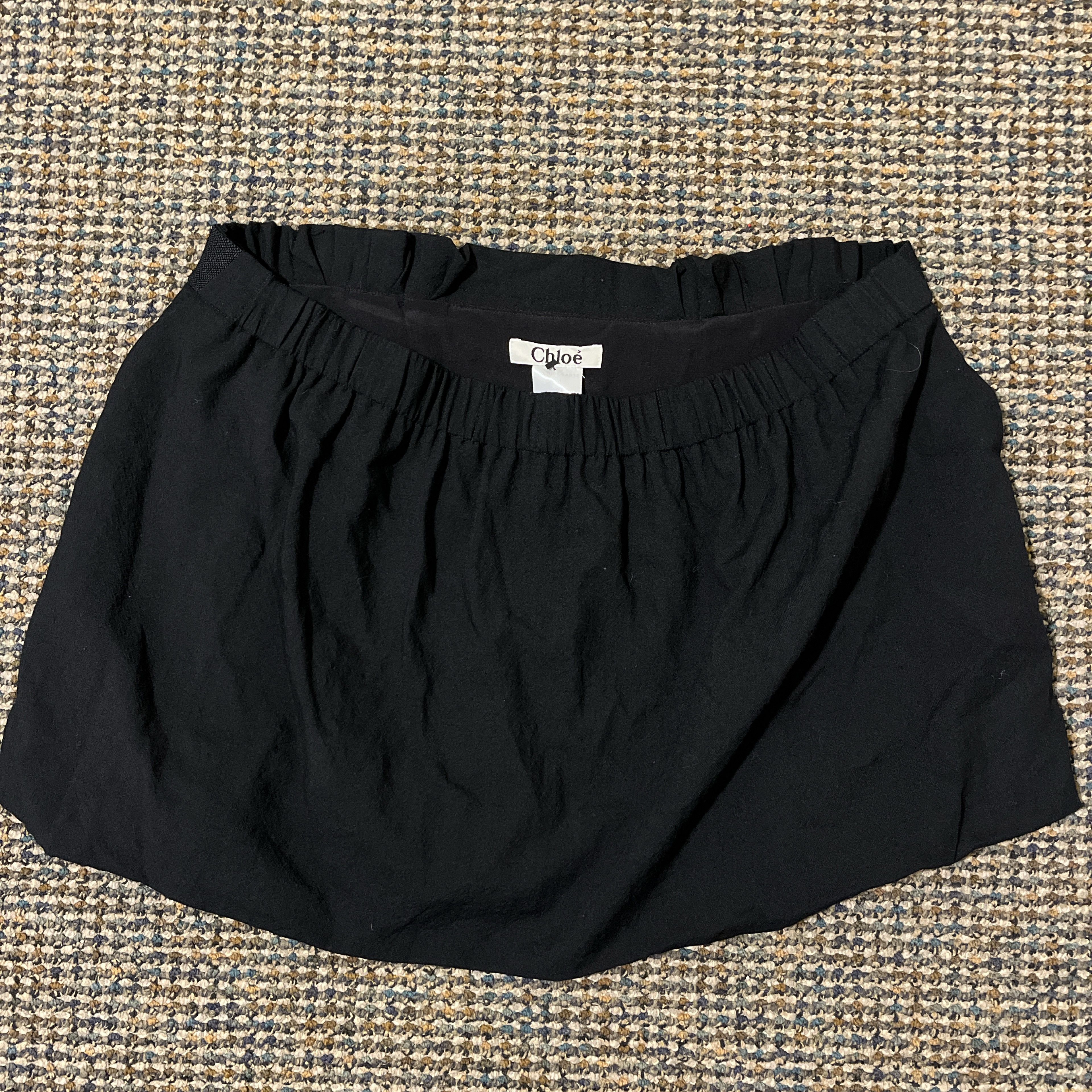 Chloe Chloe Wool Mini Skirt Size 25" / US 0 / IT 36 - 1 Thumbnail