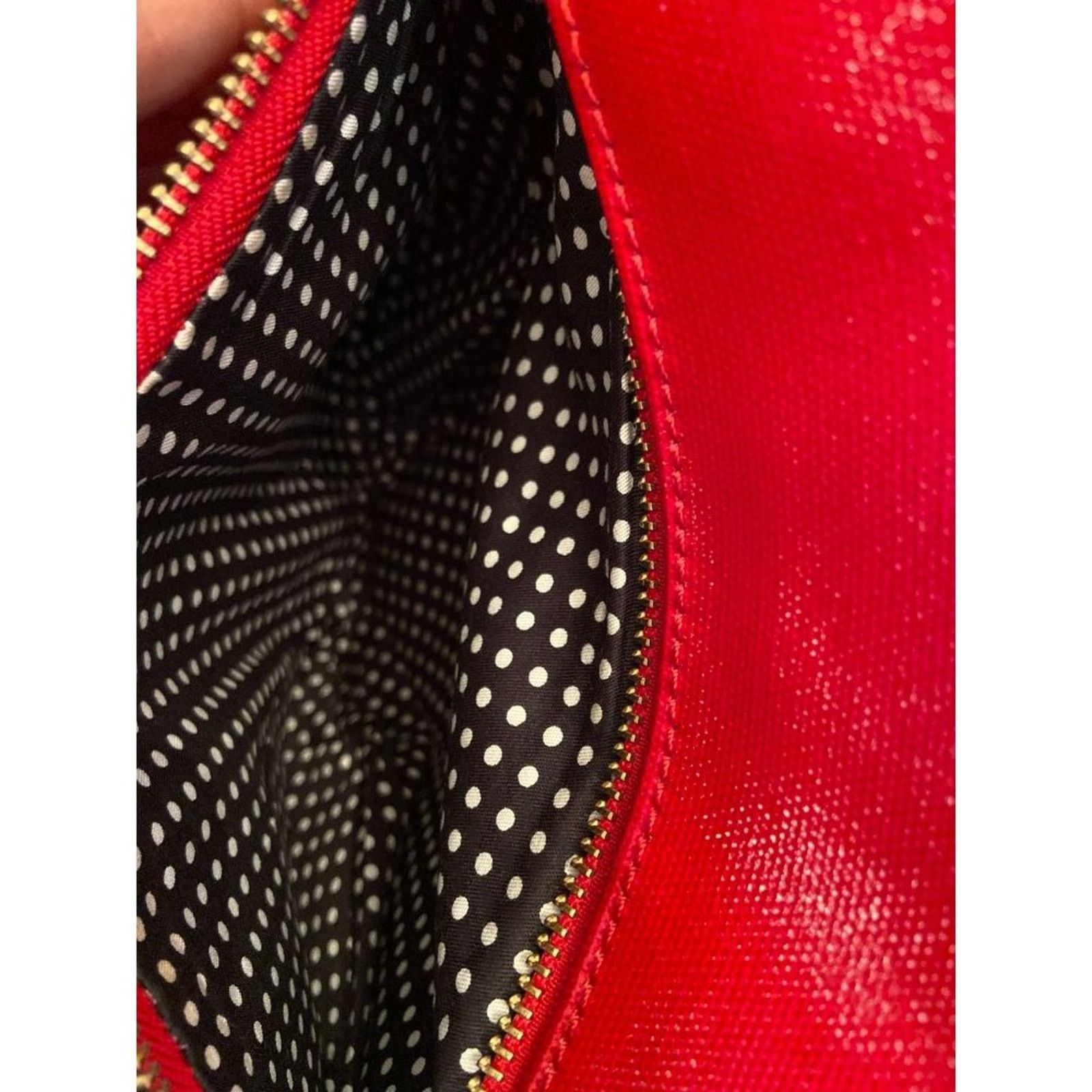 Kate Spade Ladies Kate Spade Red Patent Leather Tote Handbag Size ONE SIZE - 8 Thumbnail