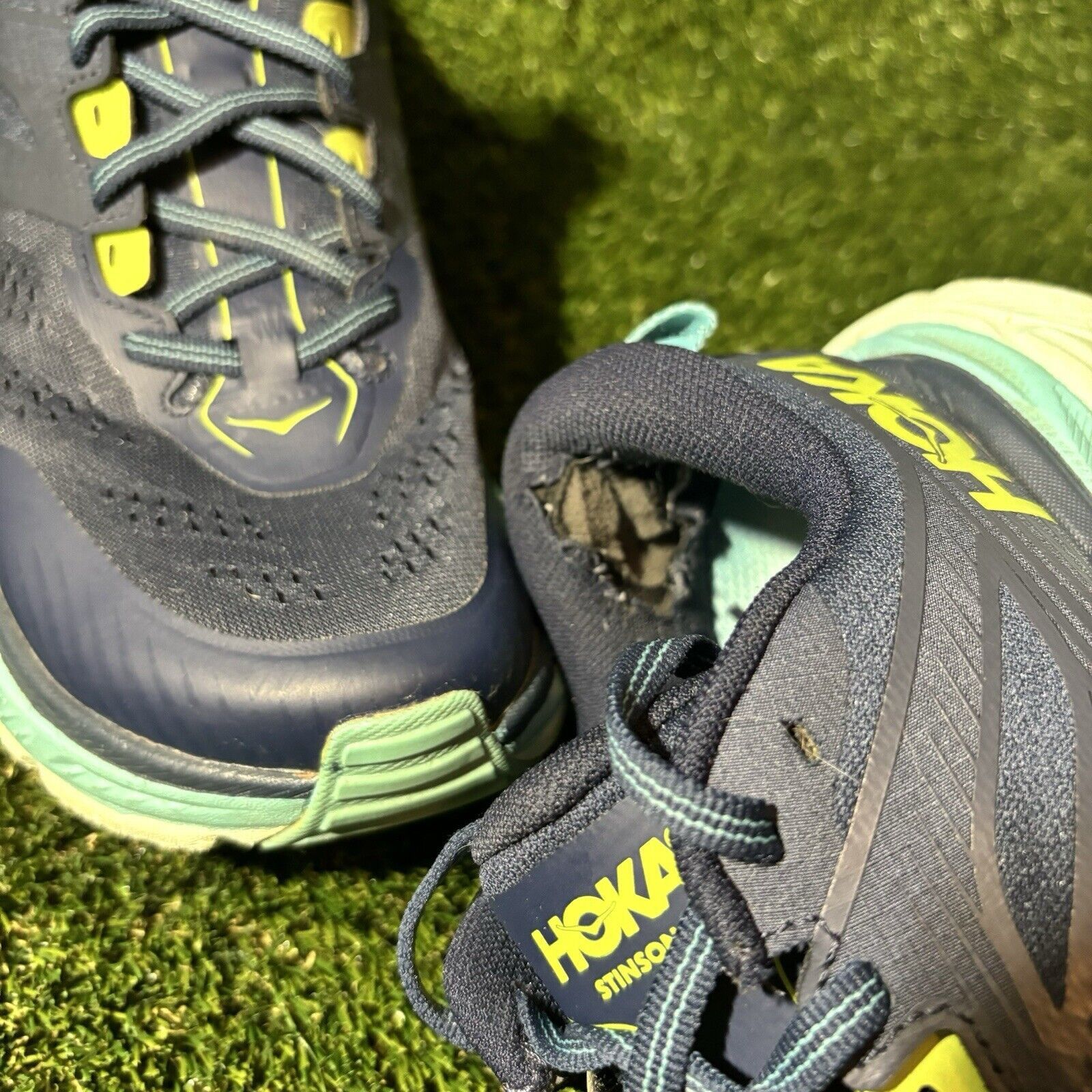 Hoka Size 7 - Hoka One One Stinson 6 Outer Space Blue Glass W Size US 7 / IT 37 - 3 Thumbnail