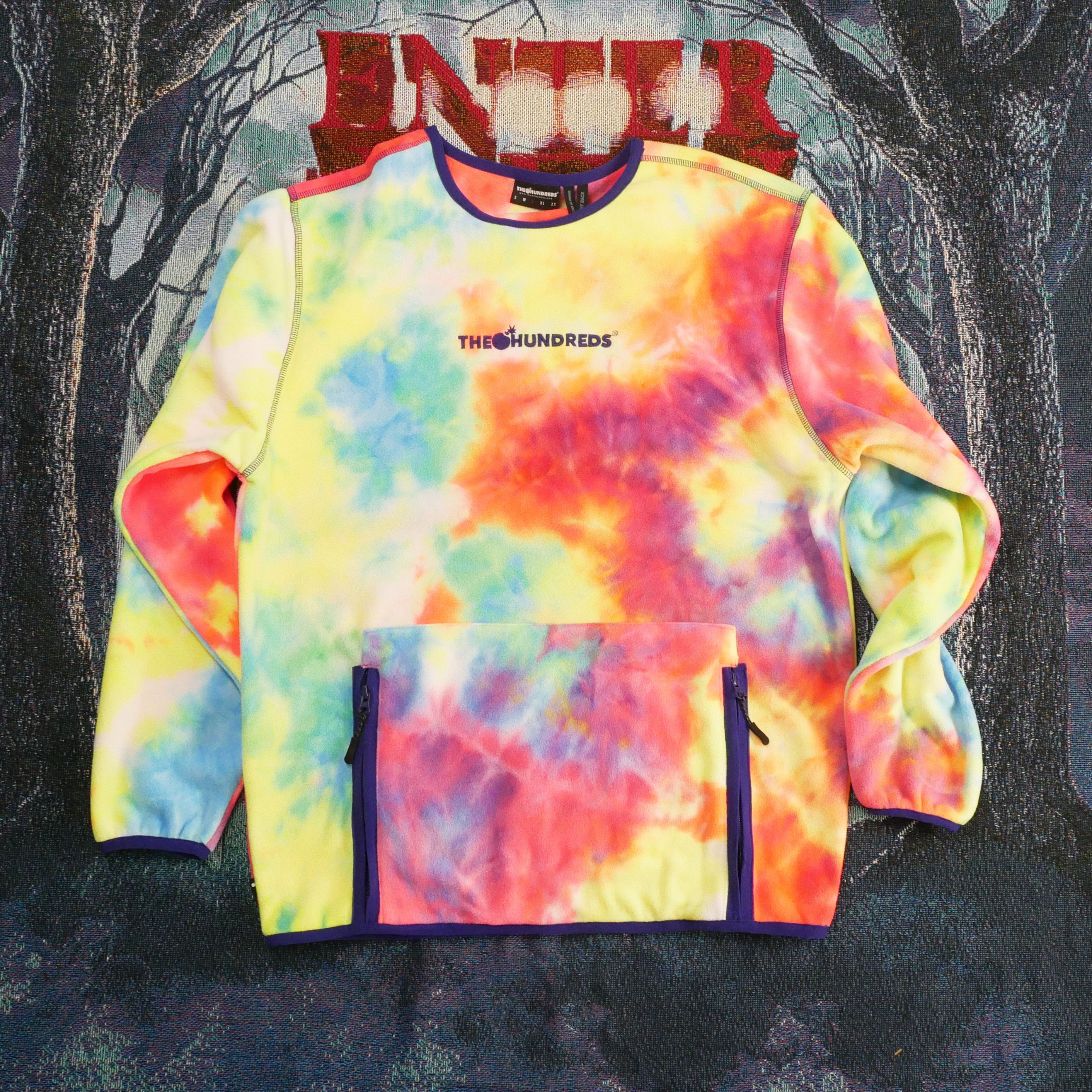 The Hundreds The Hundreds Strato Coral Tie Dye Fleece Crewneck Sweater Size US L / EU 52-54 / 3 - 1 Thumbnail