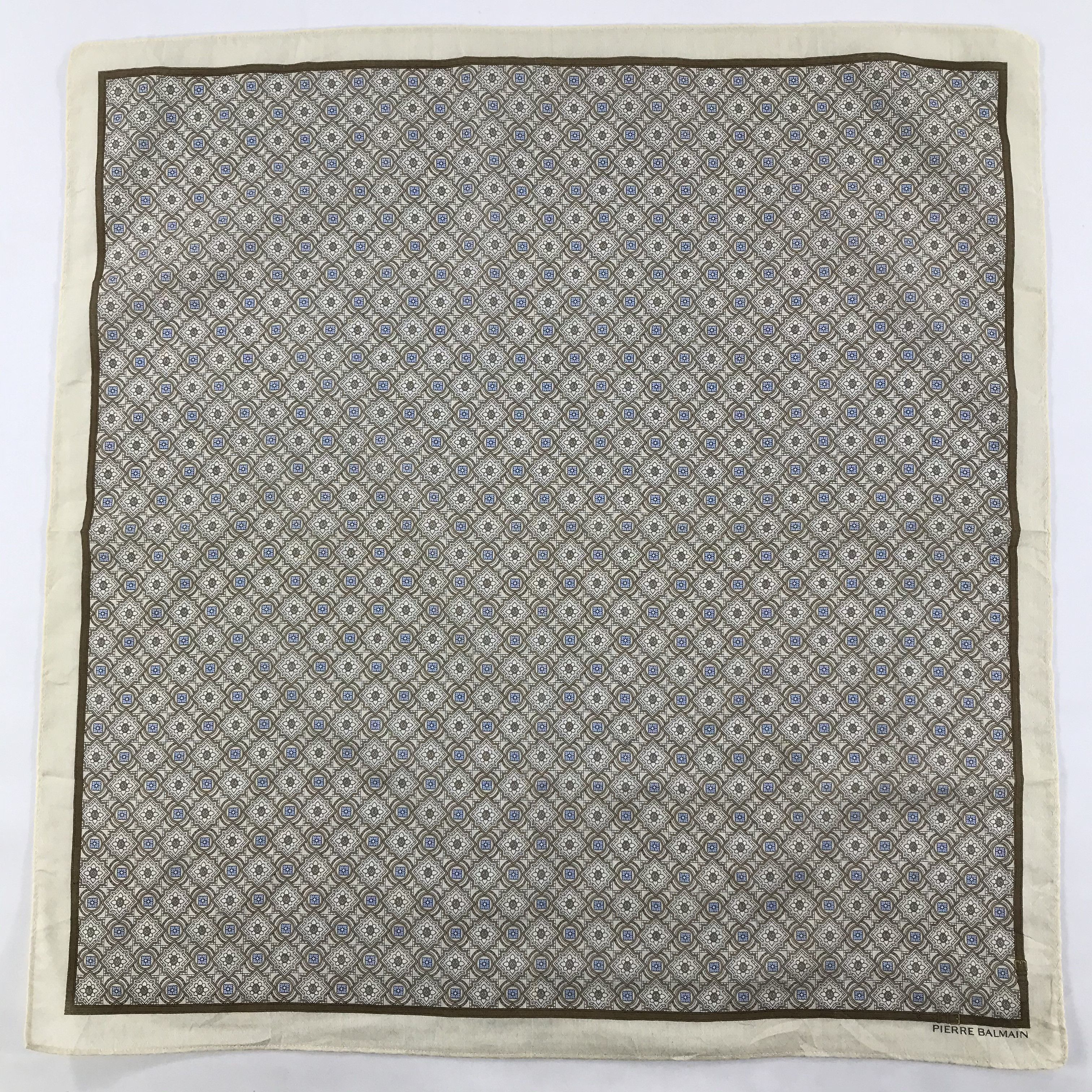 Pierre Balmain × Vintage Pierre Balmain Bandana / Handkerchief / Neckerchief - S1515 Size ONE SIZE - 1 Thumbnail