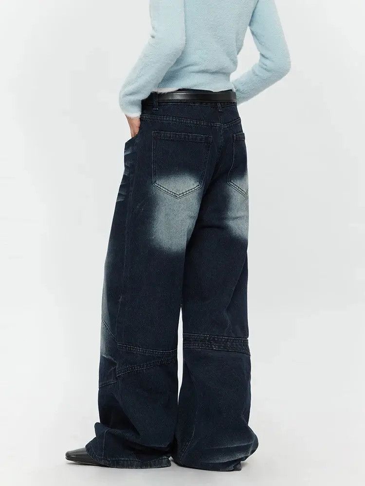 Japanese Brand × Jean Retro loose straight leg high street jeans Size US 32 / EU 48 - 5 Thumbnail