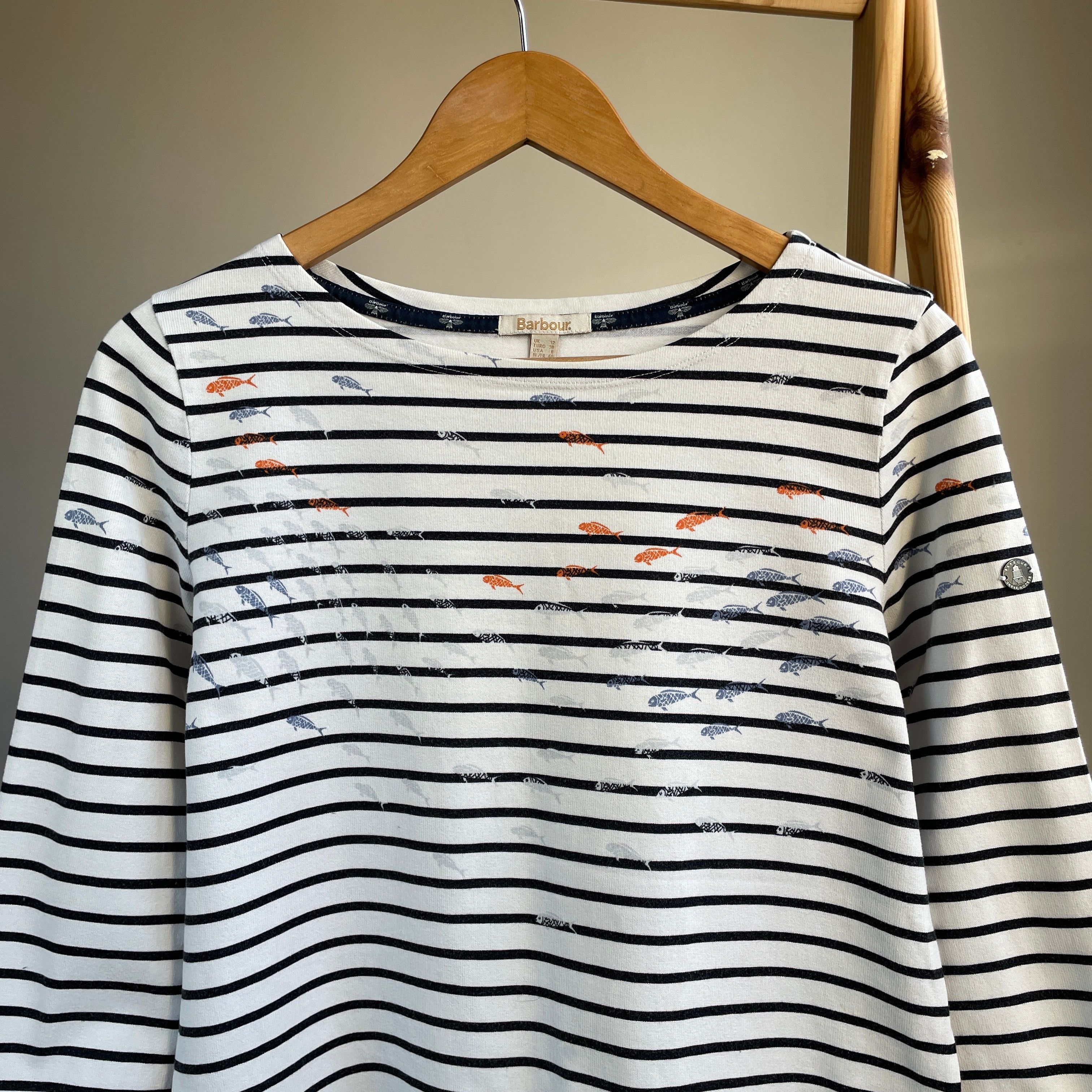 Barbour Barbour Womens Seaward Pullover Size UK 12/ EUR 38/ US 8 Size M / US 6-8 / IT 42-44 - 3 Thumbnail