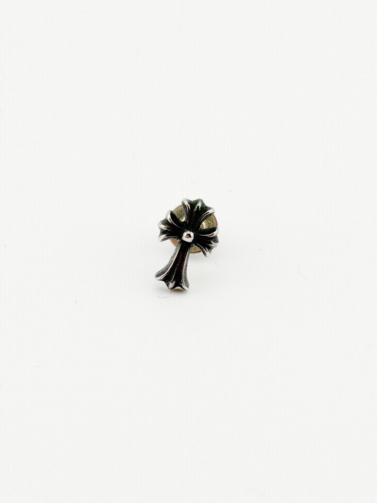 Chrome Hearts Chrome Hearts Silver Cross Earring Stud Size ONE SIZE - 2 Thumbnail