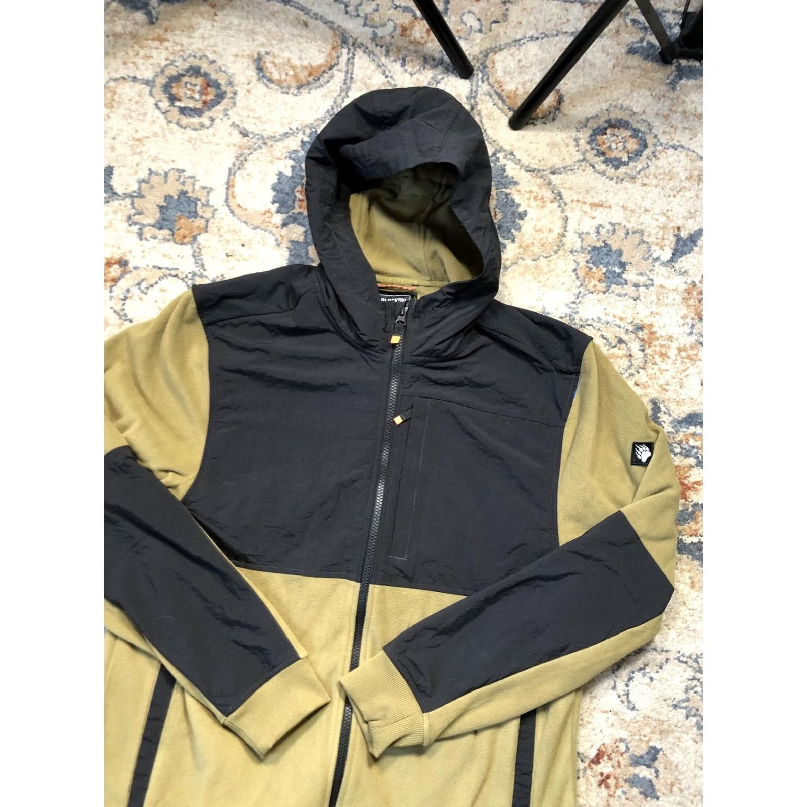 Duluth Trading Company Duluth Trading Co AKHG Thaw Depth Fleece Jacket Mens Medium Green Black Hooded Size US M / EU 48-50 / 2 - 6 Thumbnail
