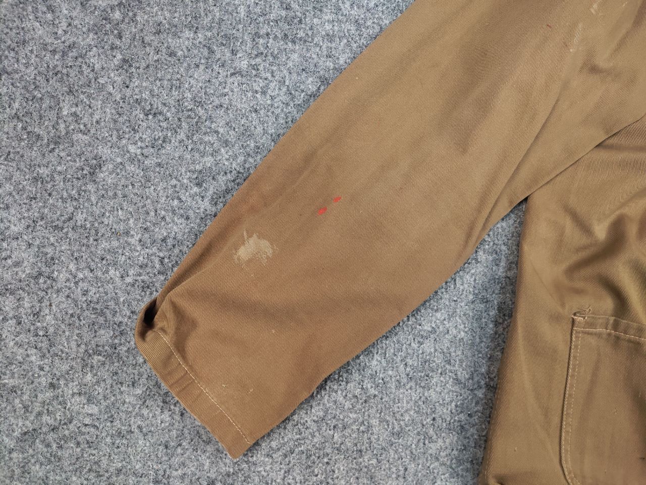 Vintage Skyways Sanforized British 60's drill work Distressed Jacket Size US M / EU 48-50 / 2 - 11 Thumbnail