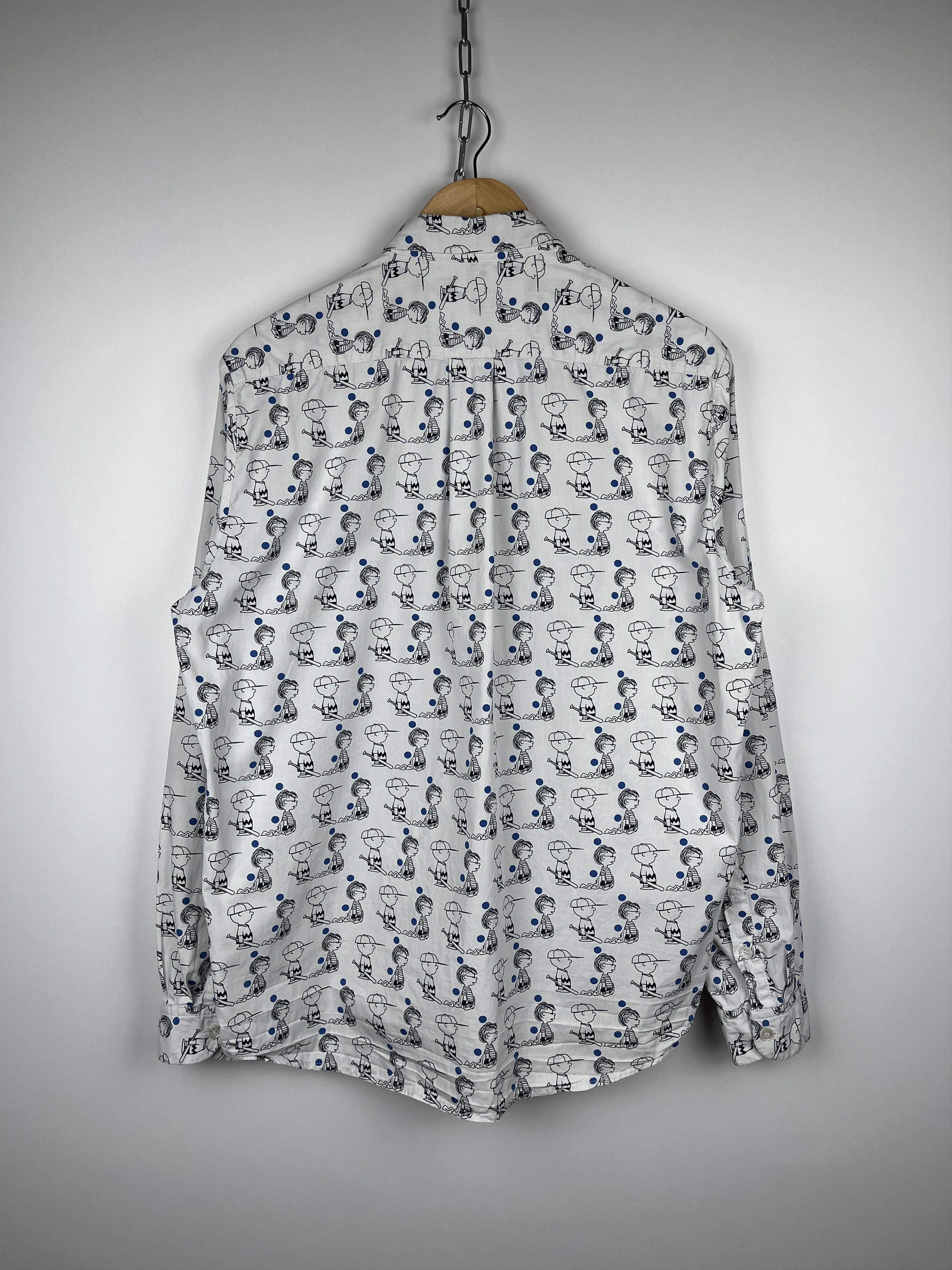 Peanuts Peter Jensen x Peanuts Long Sleeve Shirt Size fits to M Size US M / EU 48-50 / 2 - 14 Thumbnail