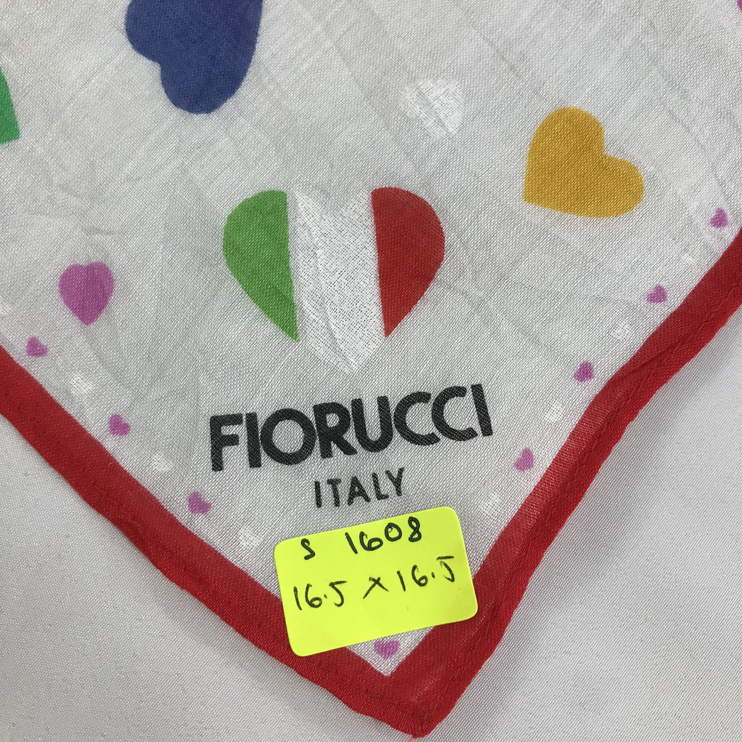 Fiorucci × Vintage Fiorucci Bandana / Handkerchief / Neckerchief - S1608 Size ONE SIZE - 5 Thumbnail
