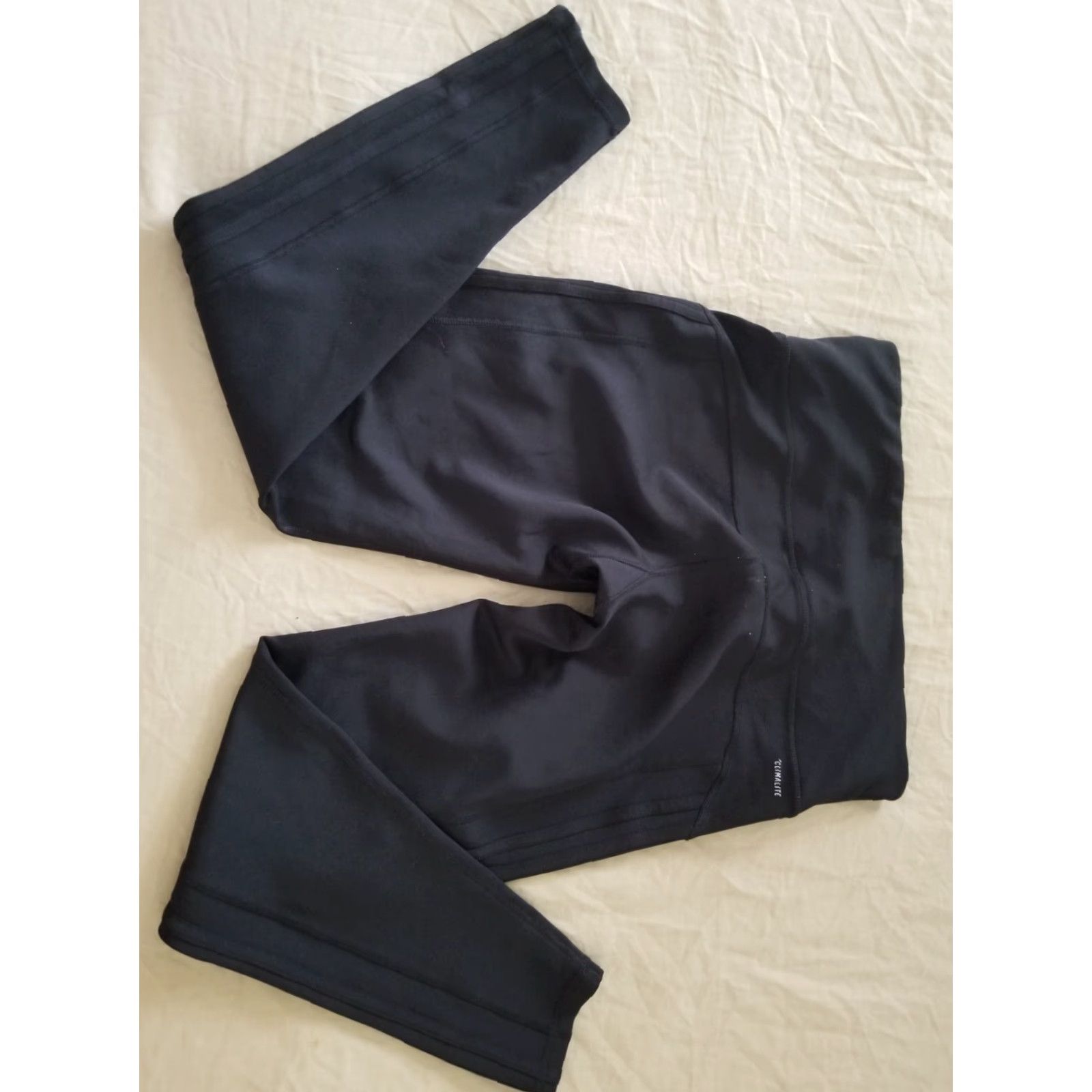 Adidas Womens adidas Pants M Medium Black Athletic Gym Workout Legging Yoga Size 32" / US 10 / IT 46 - 2 Thumbnail