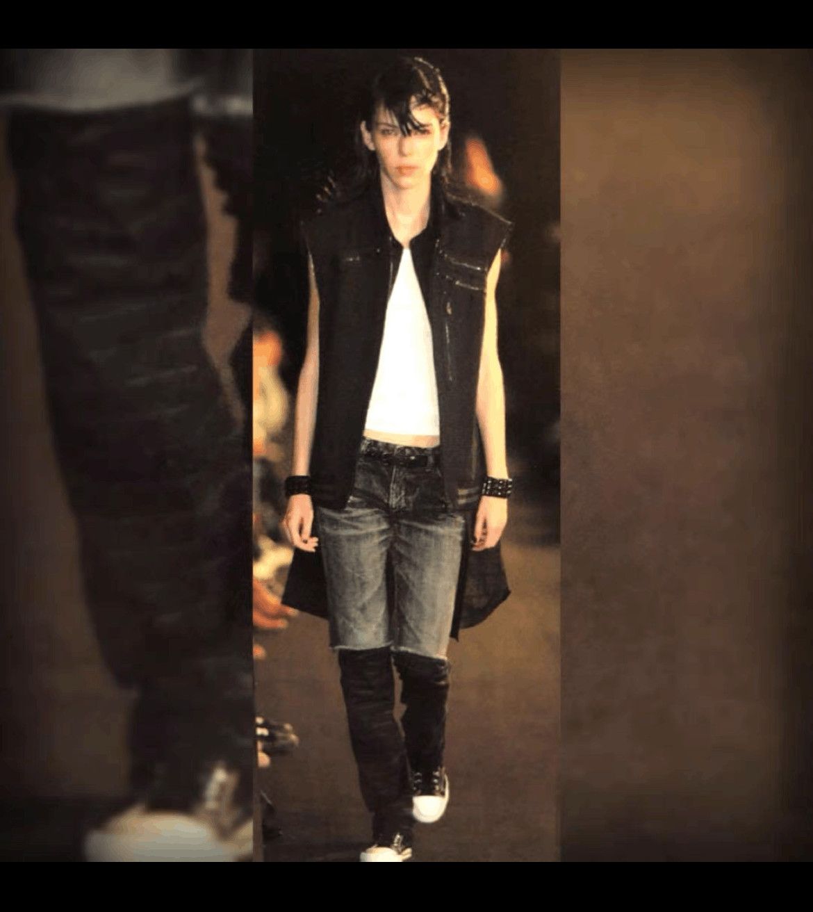 Number (N)ine Number (N)ine Sz 4 Number Nine 04SS Distressed Denim Short Size US 32 / EU 48 - 5 Thumbnail