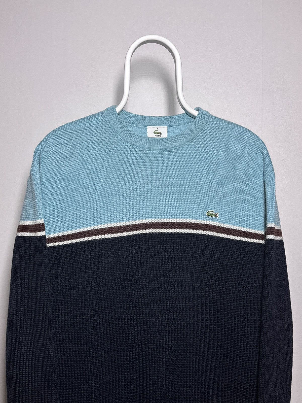 Lacoste Lacoste Vintage Knitted Sweater 90s Size US L / EU 52-54 / 3 - 2 Thumbnail
