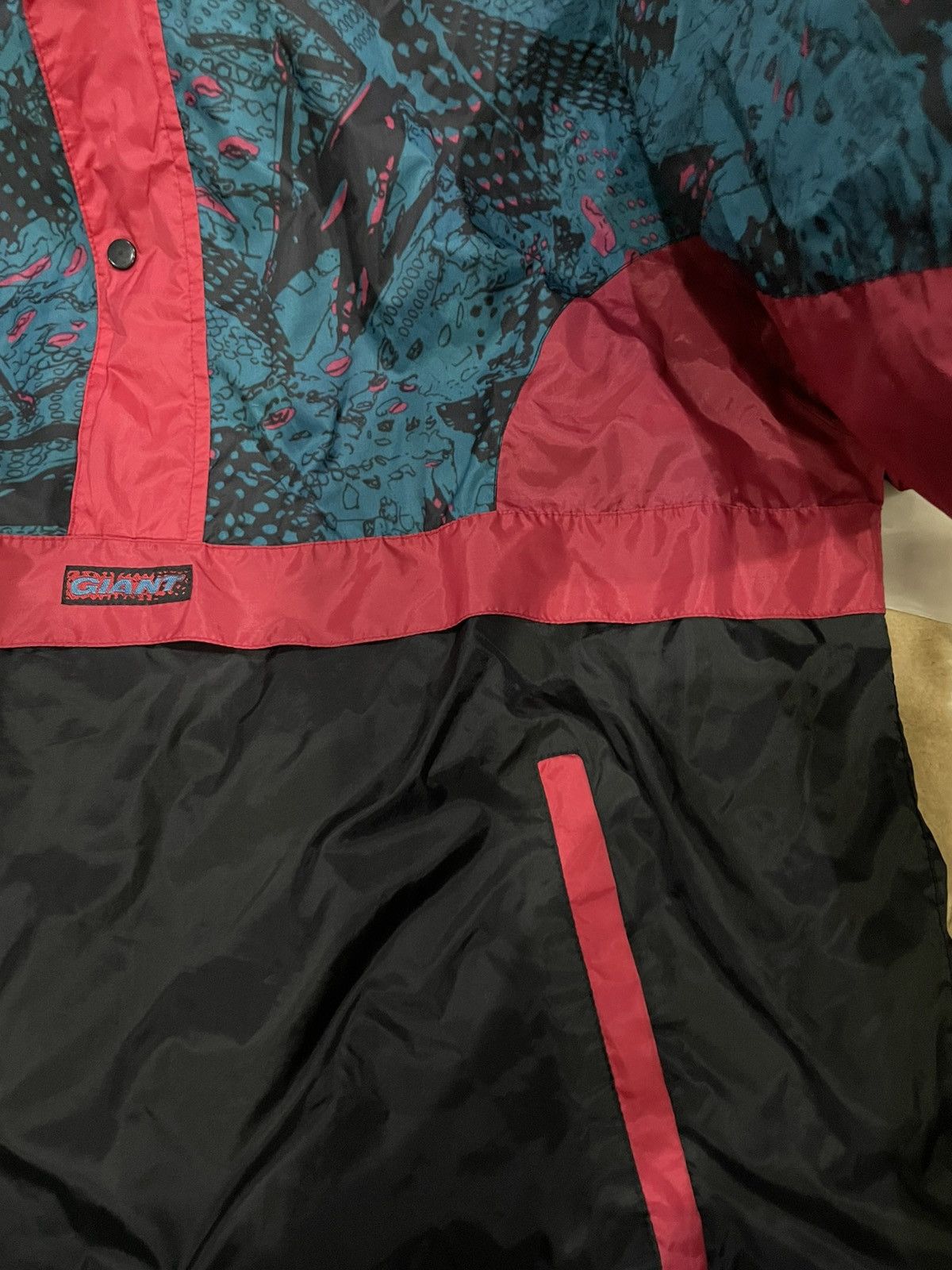 Giant × Vintage Vintage 90s Anorak Giant Cycling Halfzipper Size US XXL / EU 58 / 5 - 3 Thumbnail