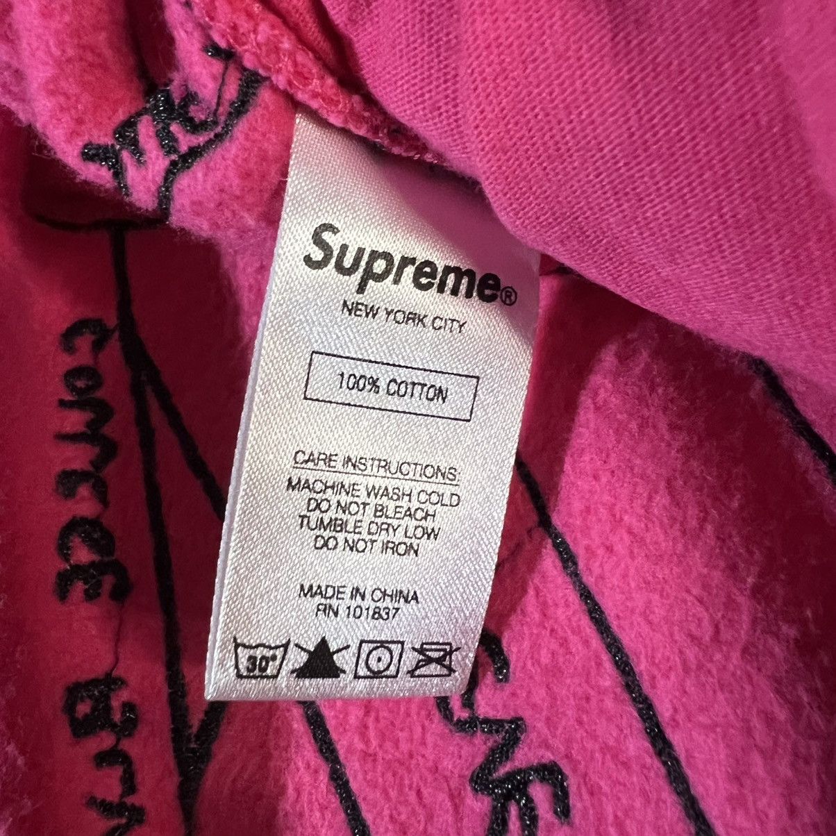 Supreme Supreme Gonz Embroidered Streets Pink Sweat Shorts Size US 34 / EU 50 - 10 Thumbnail