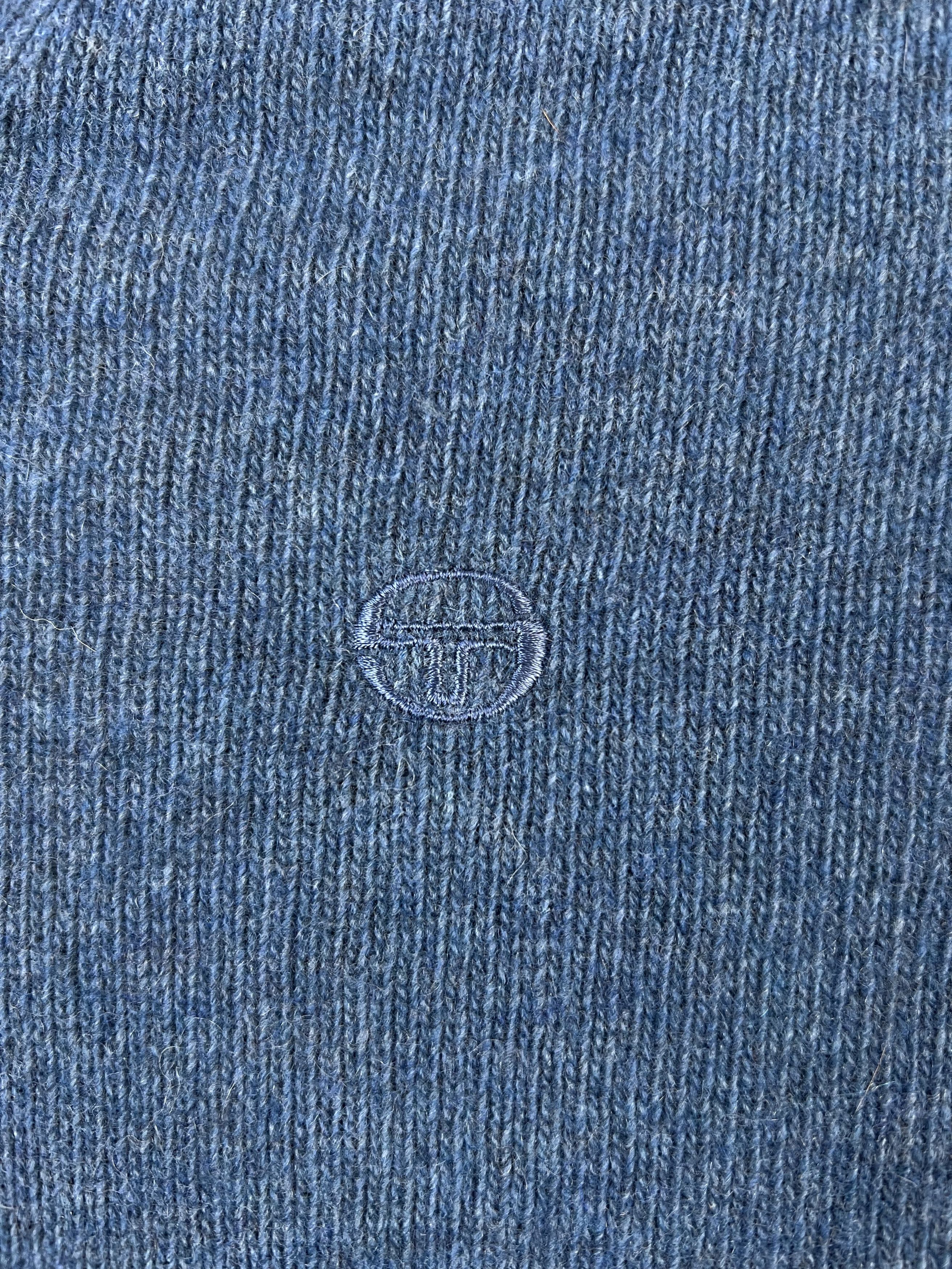 Sergio Tacchini Sergio Tacchini V-Neck Wool Blend Sweater Jumper Blue Italy Size US M / EU 48-50 / 2 - 7 Thumbnail