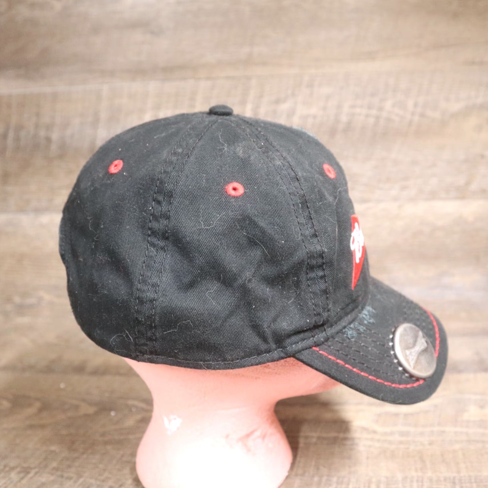 Budweiser Budweiser Baseball Cap Hat - Adjustable Cotton Knit Mens Black Beer Theme 90s? (If applicable) Size ONE SIZE - 4 Thumbnail
