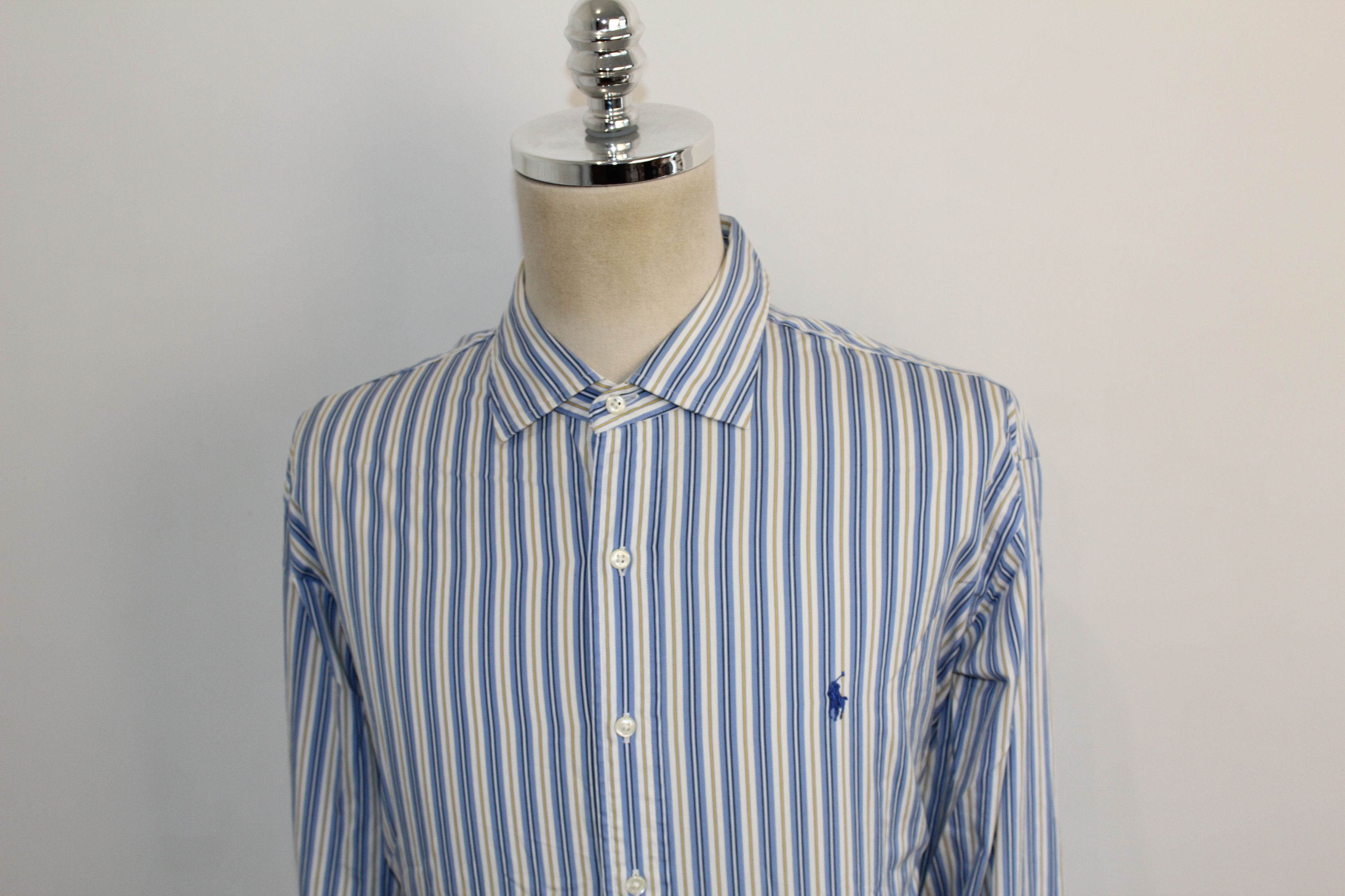 Polo Ralph Lauren Men's RALPH LAUREN Vintage Striped Shirt Top Size 2XL Size US XXL / EU 58 / 5 - 6 Thumbnail