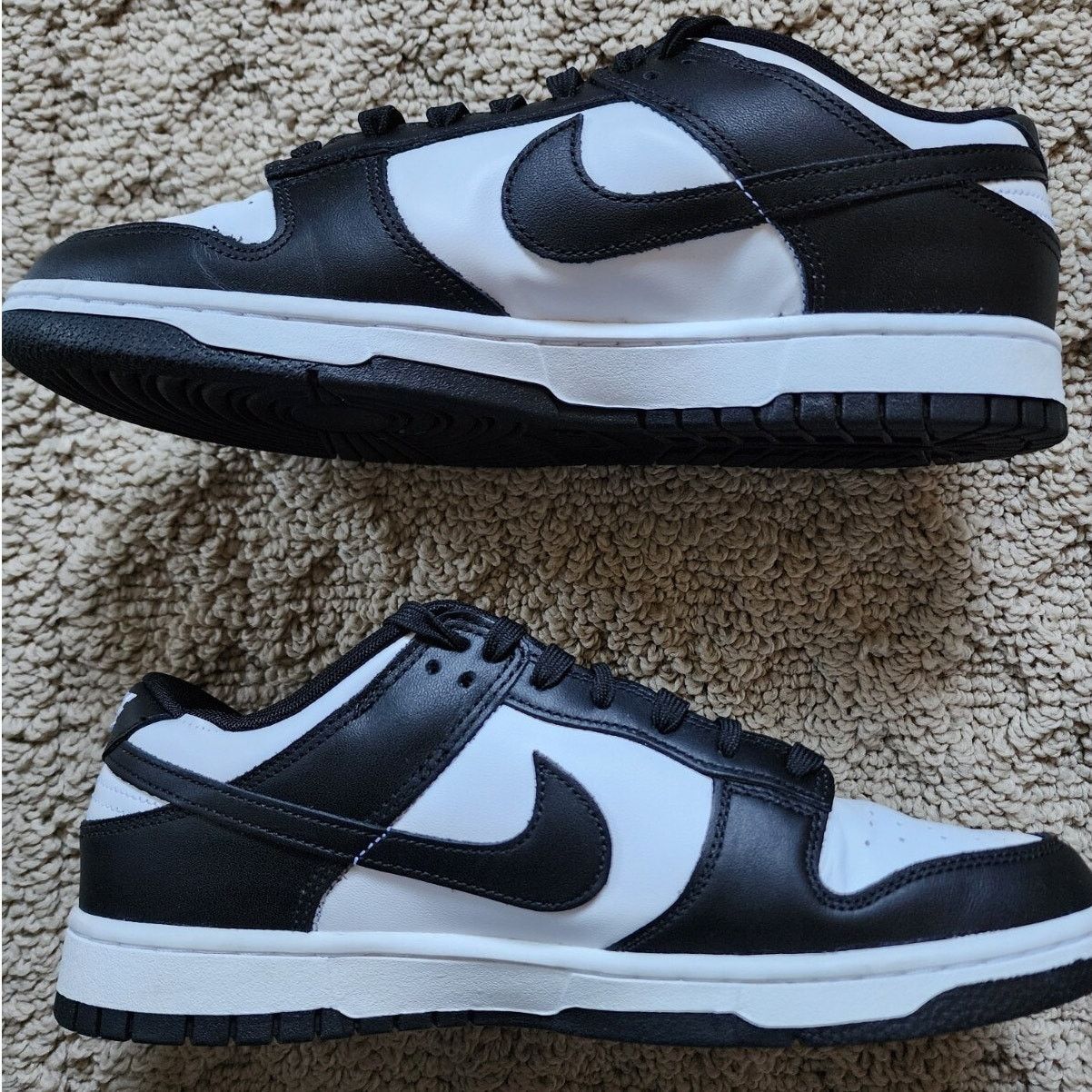 Nike Nike Dunk Low Black White Pre-Owned Sz 10 Size US 10 / EU 43 - 3 Thumbnail