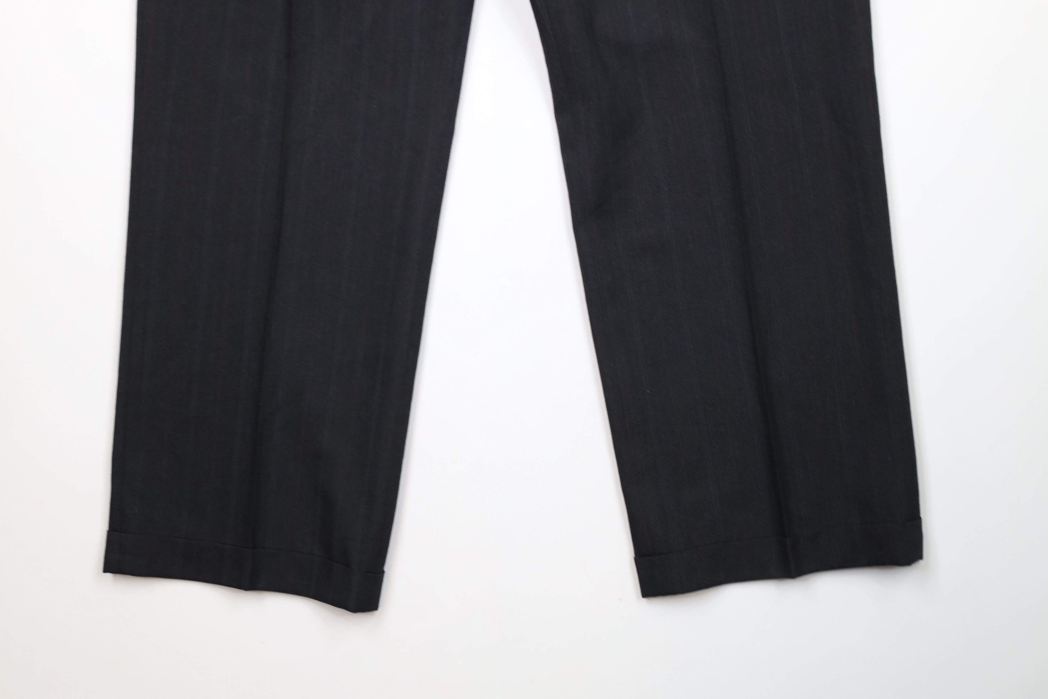 Vintage Vintage 70s Streetwear Striped Pleated Wide Leg Chino Pants Size US 40 / EU 56 - 4 Thumbnail