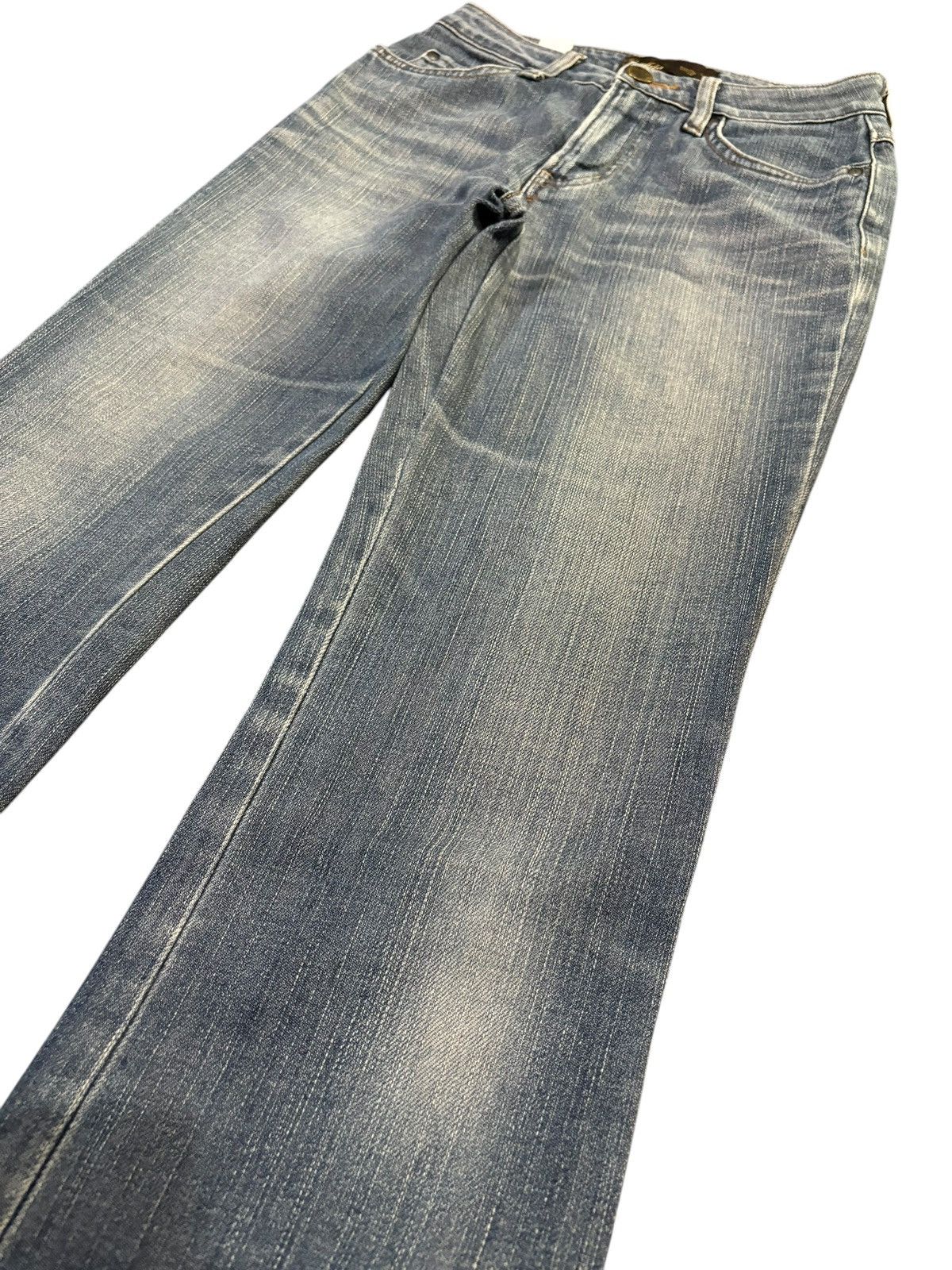 Edwin × Japanese Brand × Seditionaries Vintage Y2k Edwin Sophia Bootcut Flared Faded Jeans Size US 26 / EU 42 - 3 Thumbnail