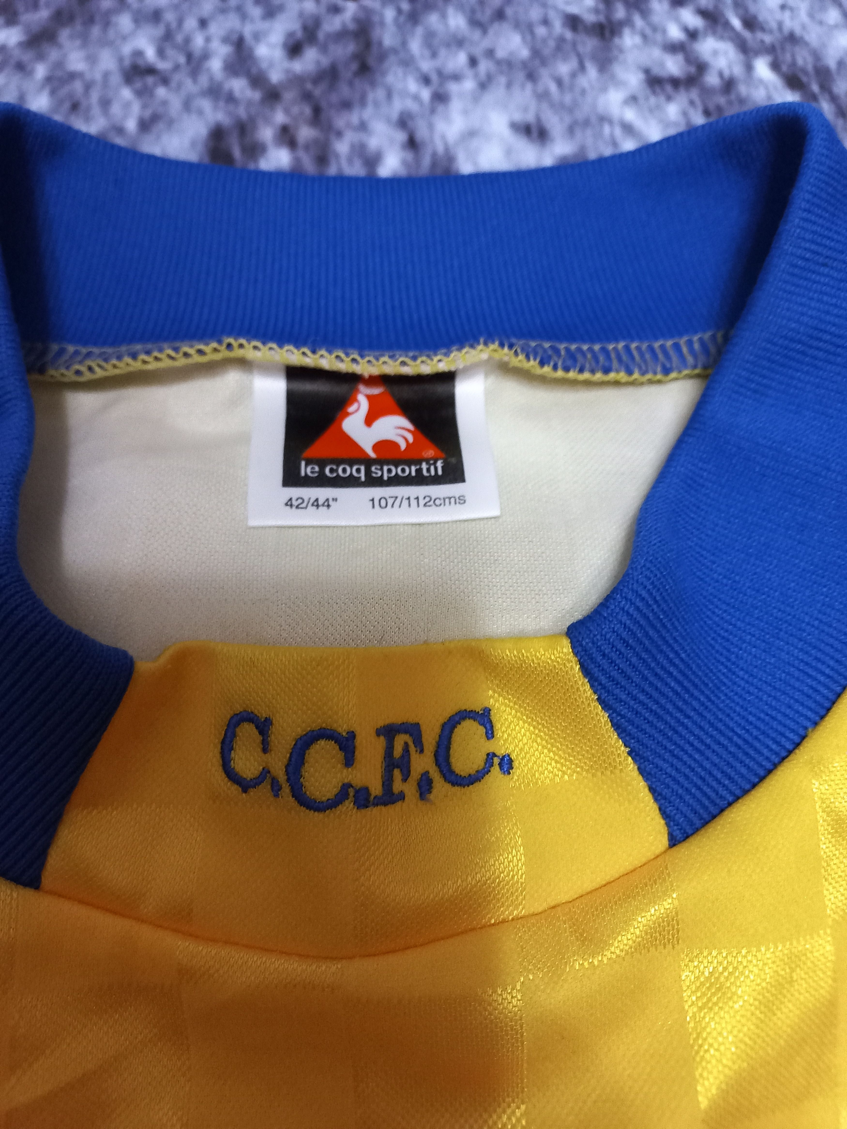 Le Coq Sportif × Vintage CHESTER CITY 1996-1997 LE COQ SPORTIF HOME Shirt Size US L / EU 52-54 / 3 - 9 Thumbnail