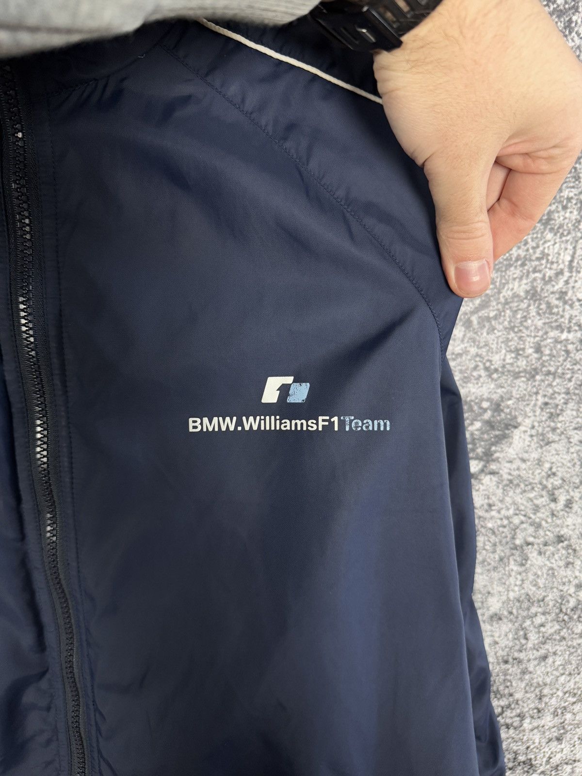BMW BMW Williams F1 Team Nylon Racing Jacket Vintage Moto XL Size US XL / EU 56 / 4 - 7 Thumbnail