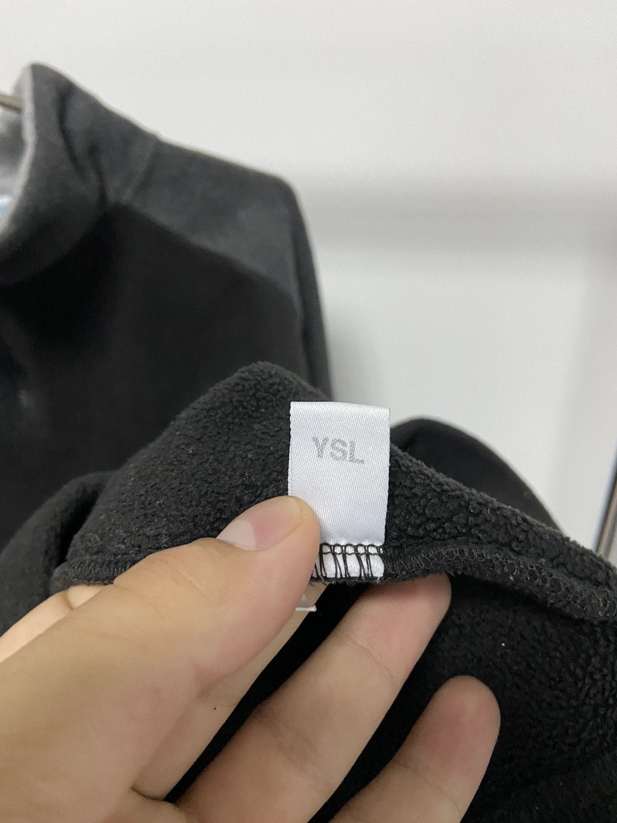 Vintage × Yves Saint Laurent Yves Saint Laurent Vintage Zip Sweatshirt small Logo Fleece Size US L / EU 52-54 / 3 - 8 Thumbnail