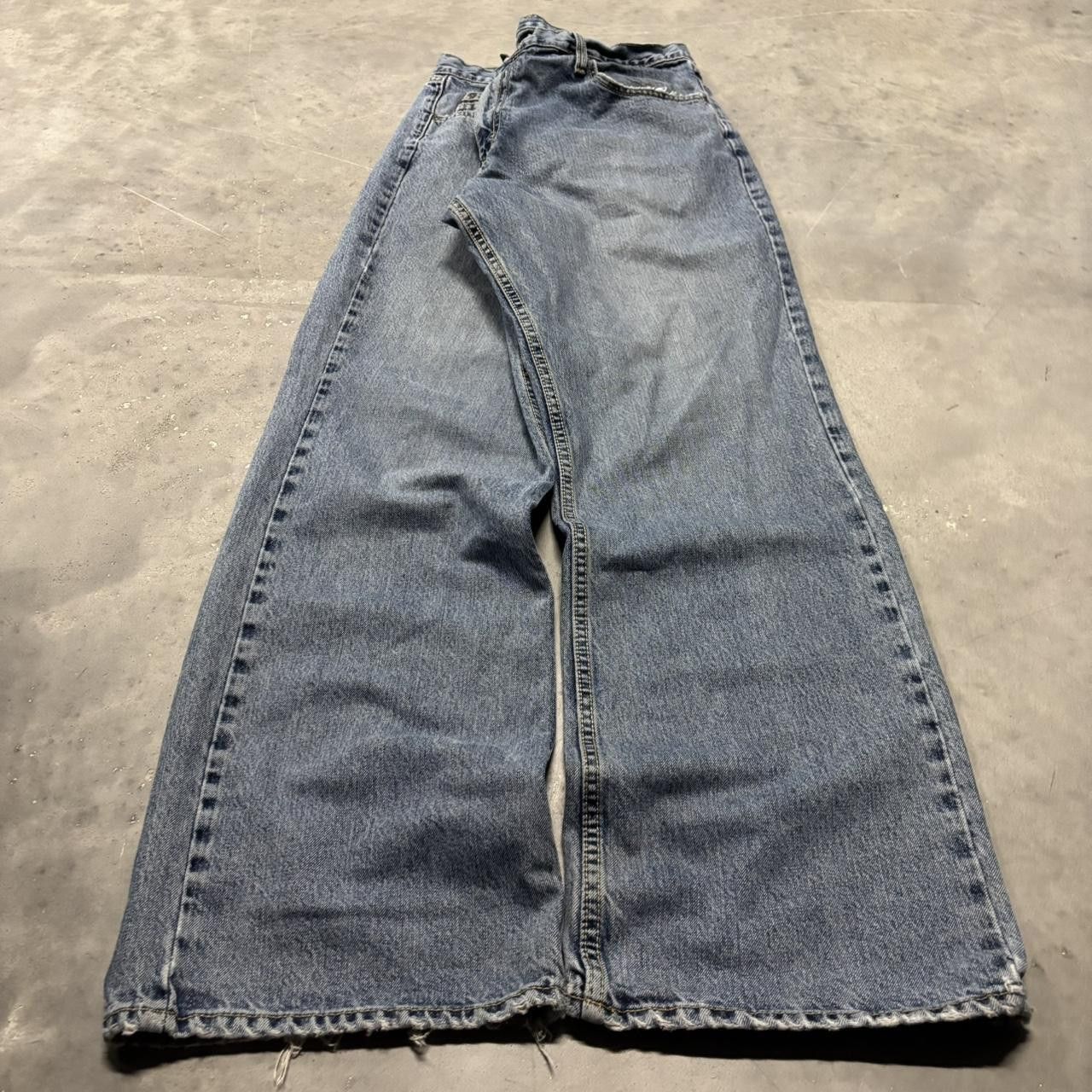U.S. Polo Assn. × Vintage Crazy Vintage Y2K/2000s Baggy Grunge Medium Wash U.S. Polo Assn. Skater Denim Jeans! Size US 40 / EU 56 - 3 Thumbnail