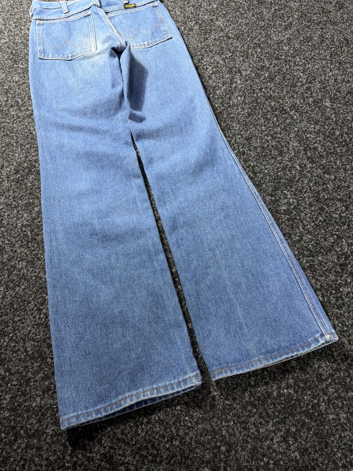 Wrangler 70s Rare Retro Vintage Blue Bootcut Flared Jeans