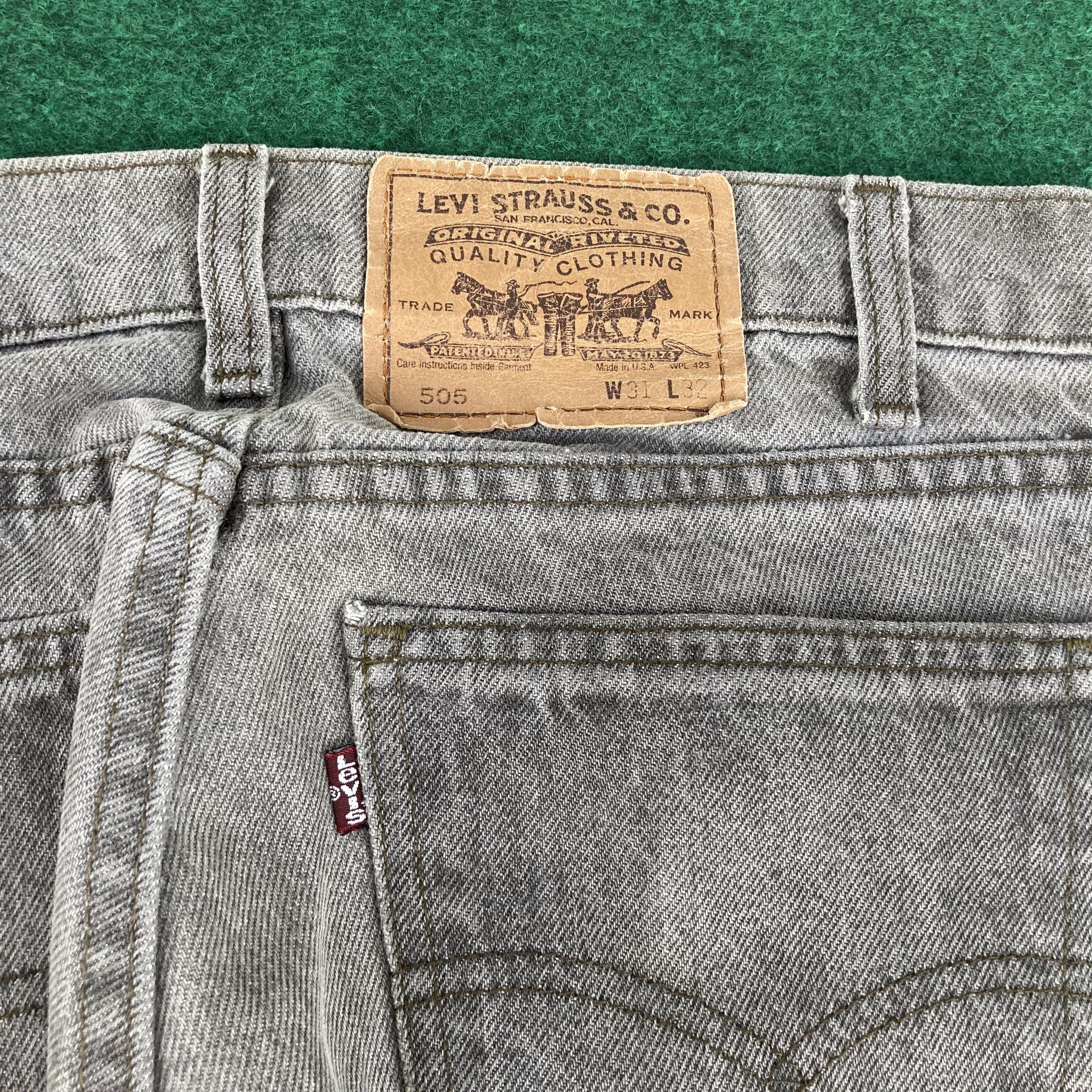 Levi's × Vintage Vtg Levis 505 Paint Faded Punk Sz 29 Grunge Jeans Size US 29 - 10 Thumbnail