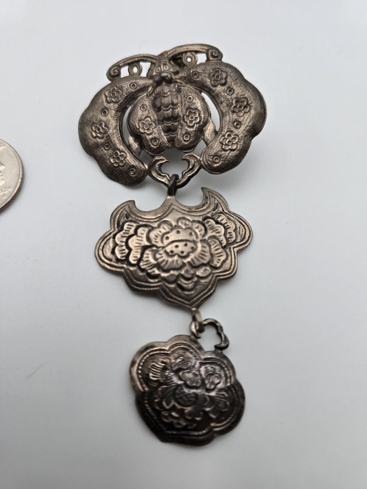 Other Dweck Signed Sterling Earrings 4"Statement Dangles Butterfly Size ONE SIZE - 4 Thumbnail