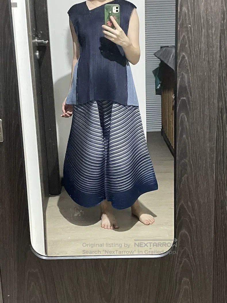 Issey Miyake Issey Miyake size:3 Gradient Wide-Leg Pants Size 22" - 5 Thumbnail