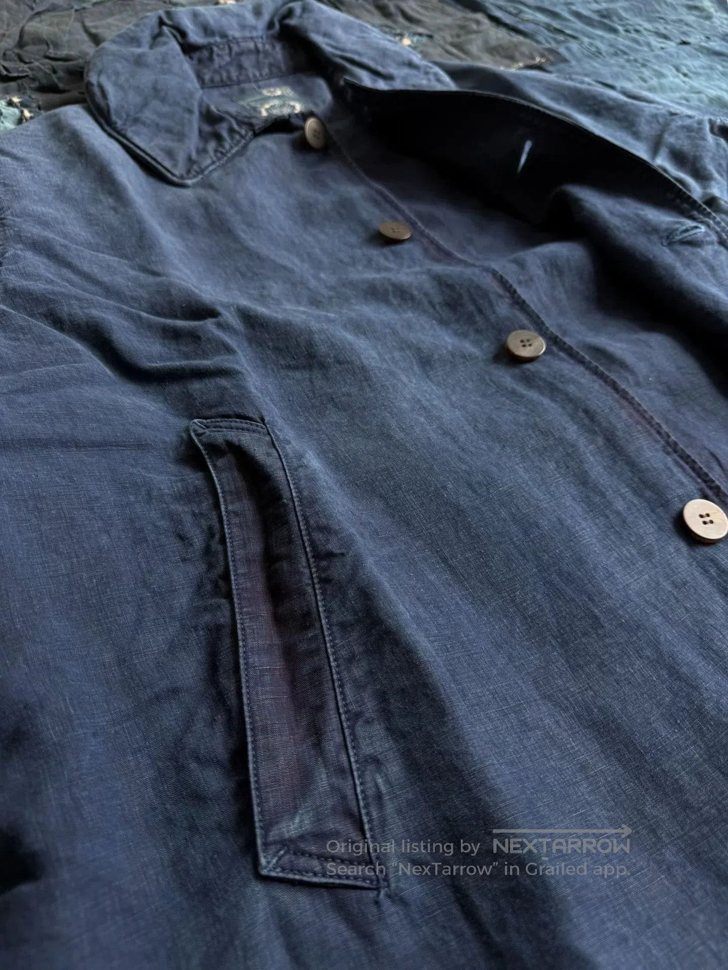 Visvim visvim indigo linen balmat parka coat. Size US M / EU 48-50 / 2 - 8 Thumbnail