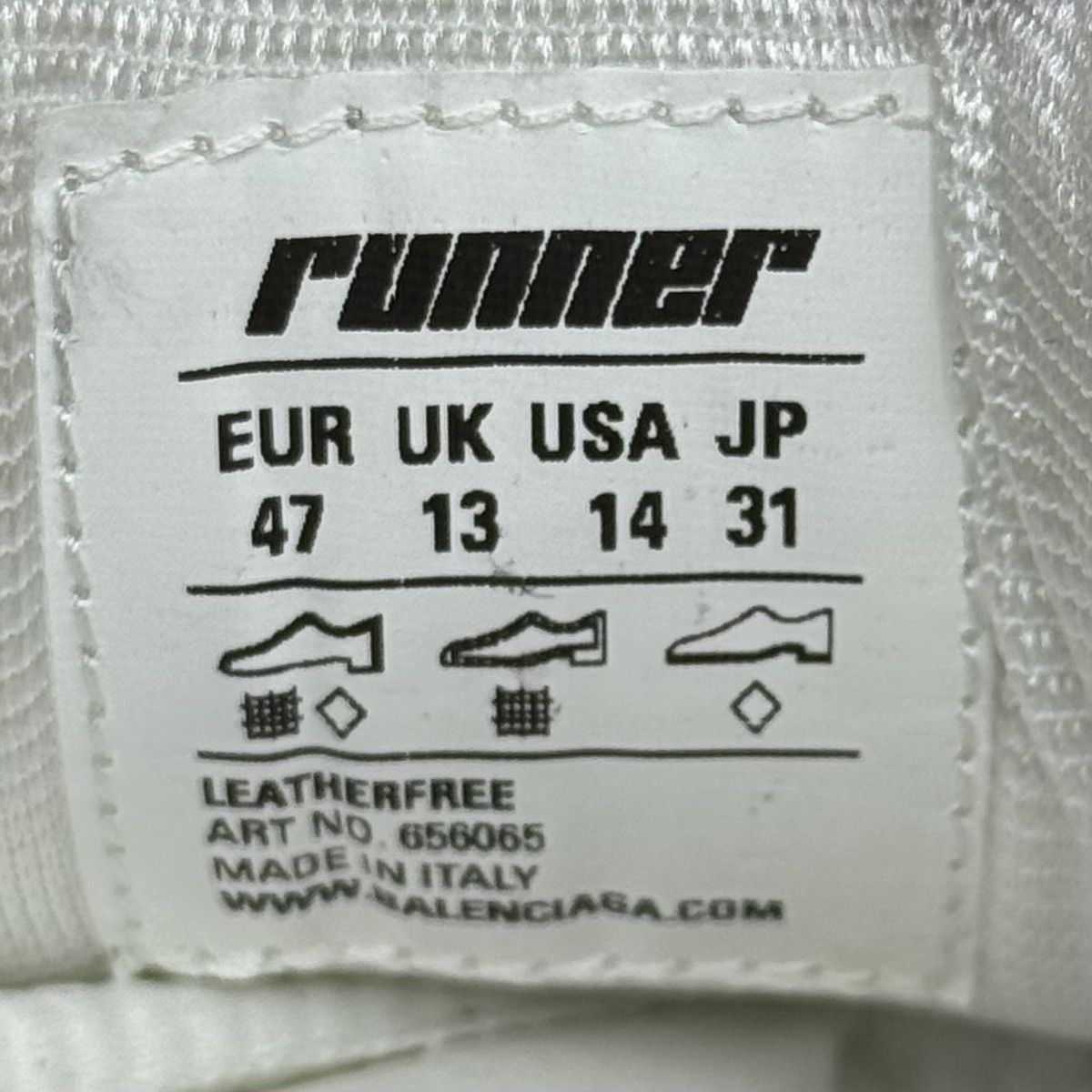 Balenciaga Balenciaga Runner White/White Size US 14 / EU 47 - 7 Thumbnail
